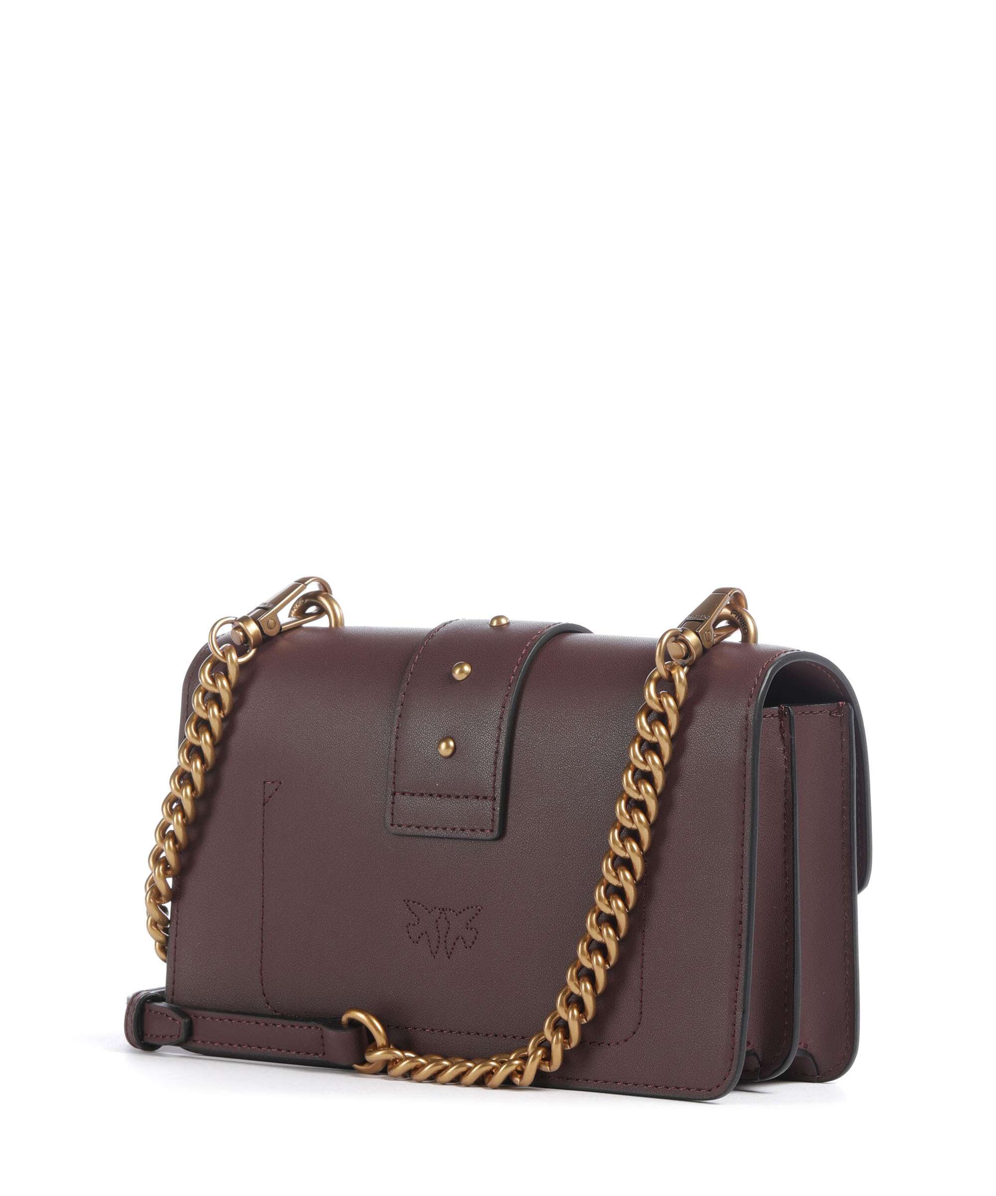 Pinko Love One Mini Crossbody bag cioccolato amaro/antique gold - Image 2