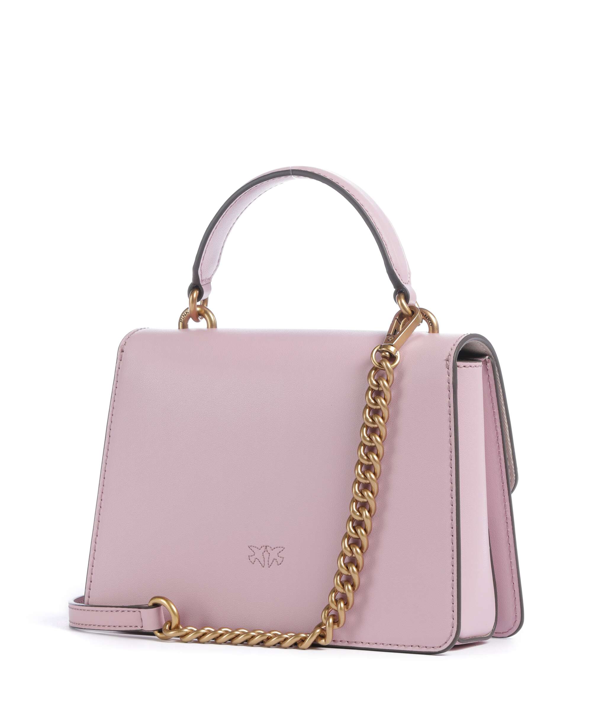 Pinko Love One Mini Handbag rosa chiaro/antique gold - Image 2