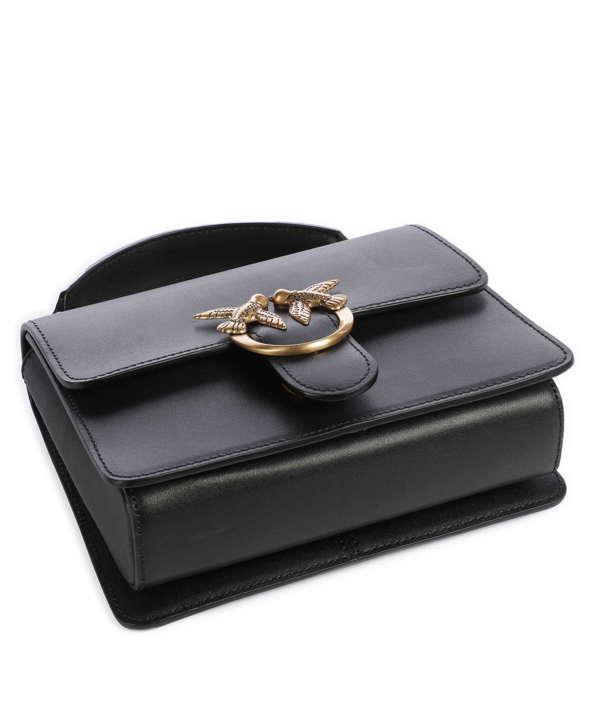 Pinko Love One Mini Handbag nero/antique gold - Image 6