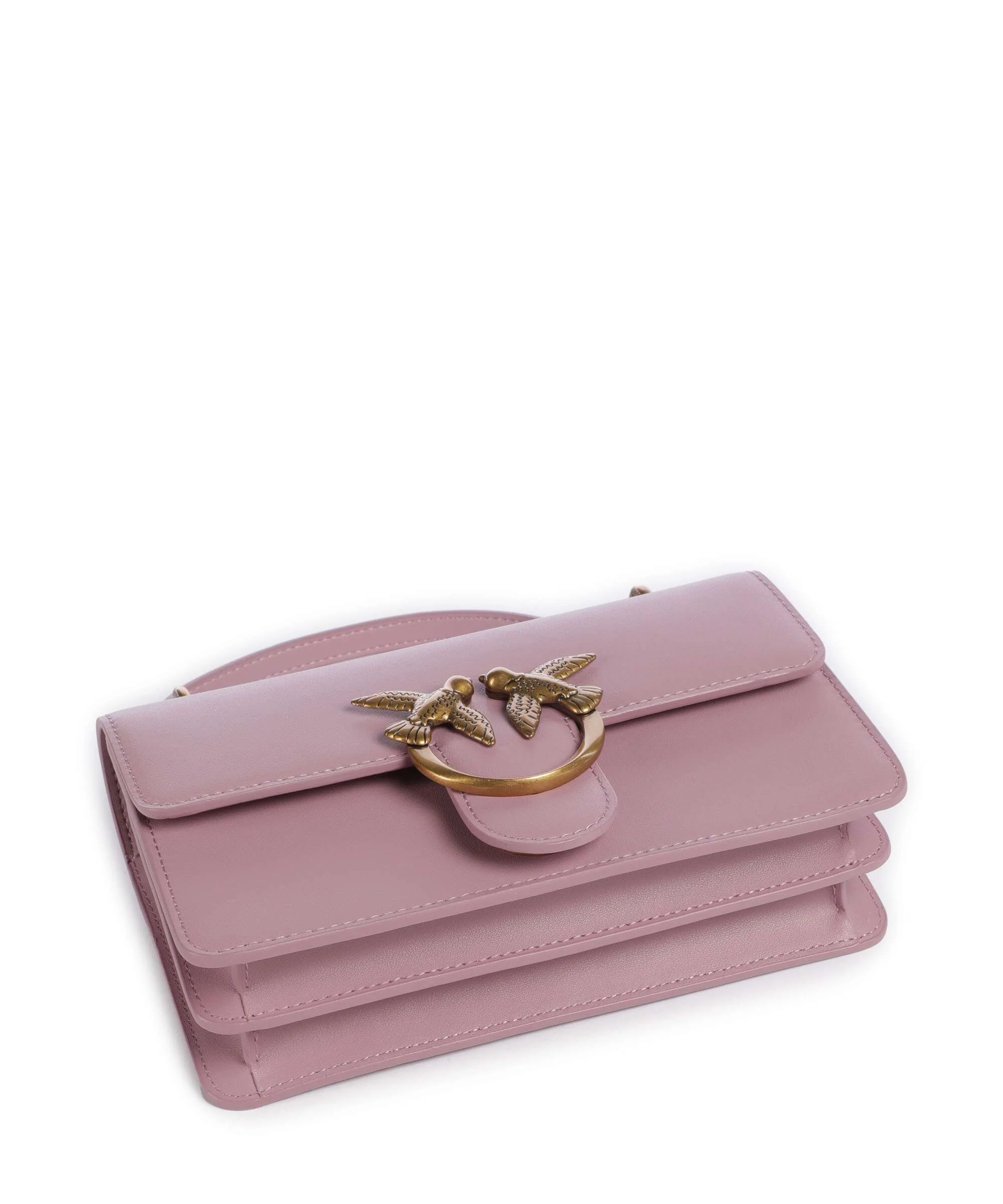 Pinko Love One Mini Shoulder bag viola/antique gold - Image 6