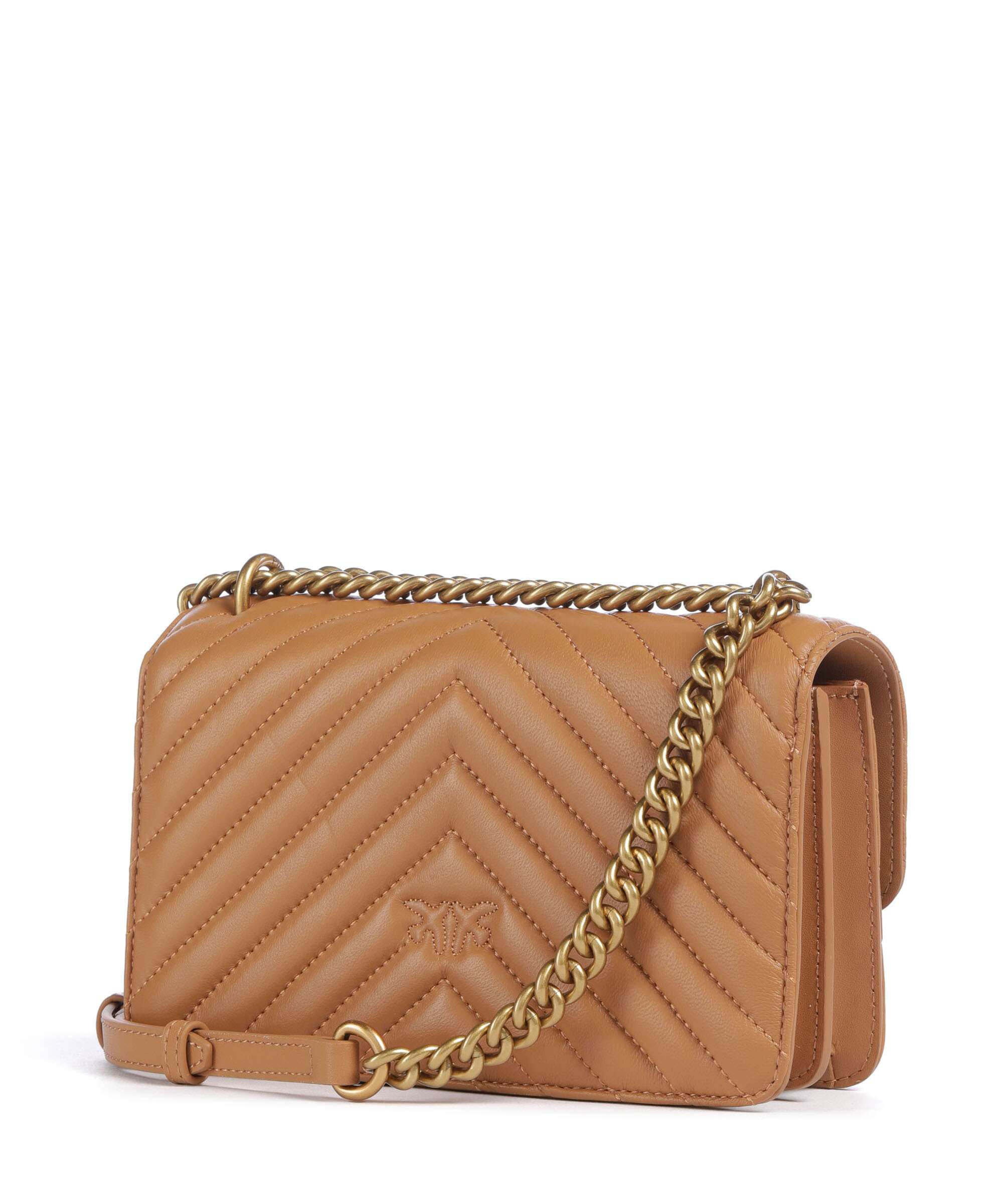 Pinko Love One Mini Shoulder bag torrone/antique gold - Image 2