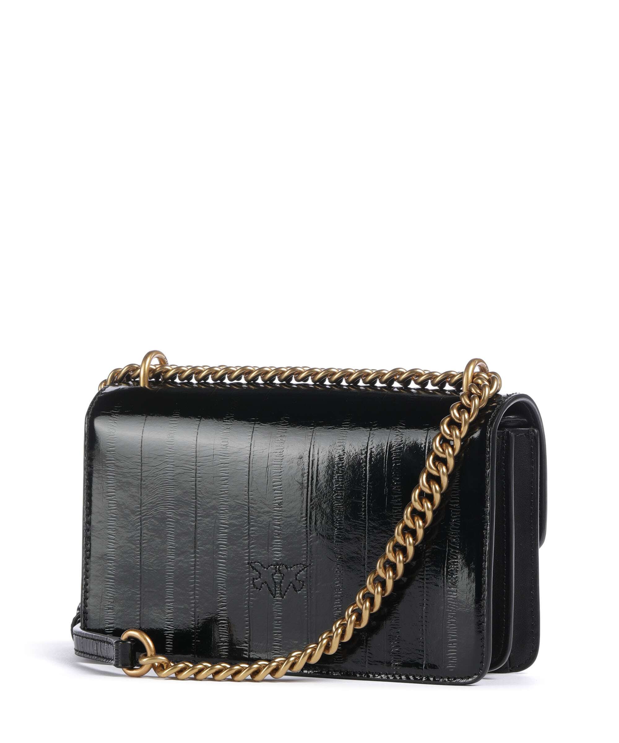 Pinko Love One Mini Shoulder bag nero/antique gold - Image 2