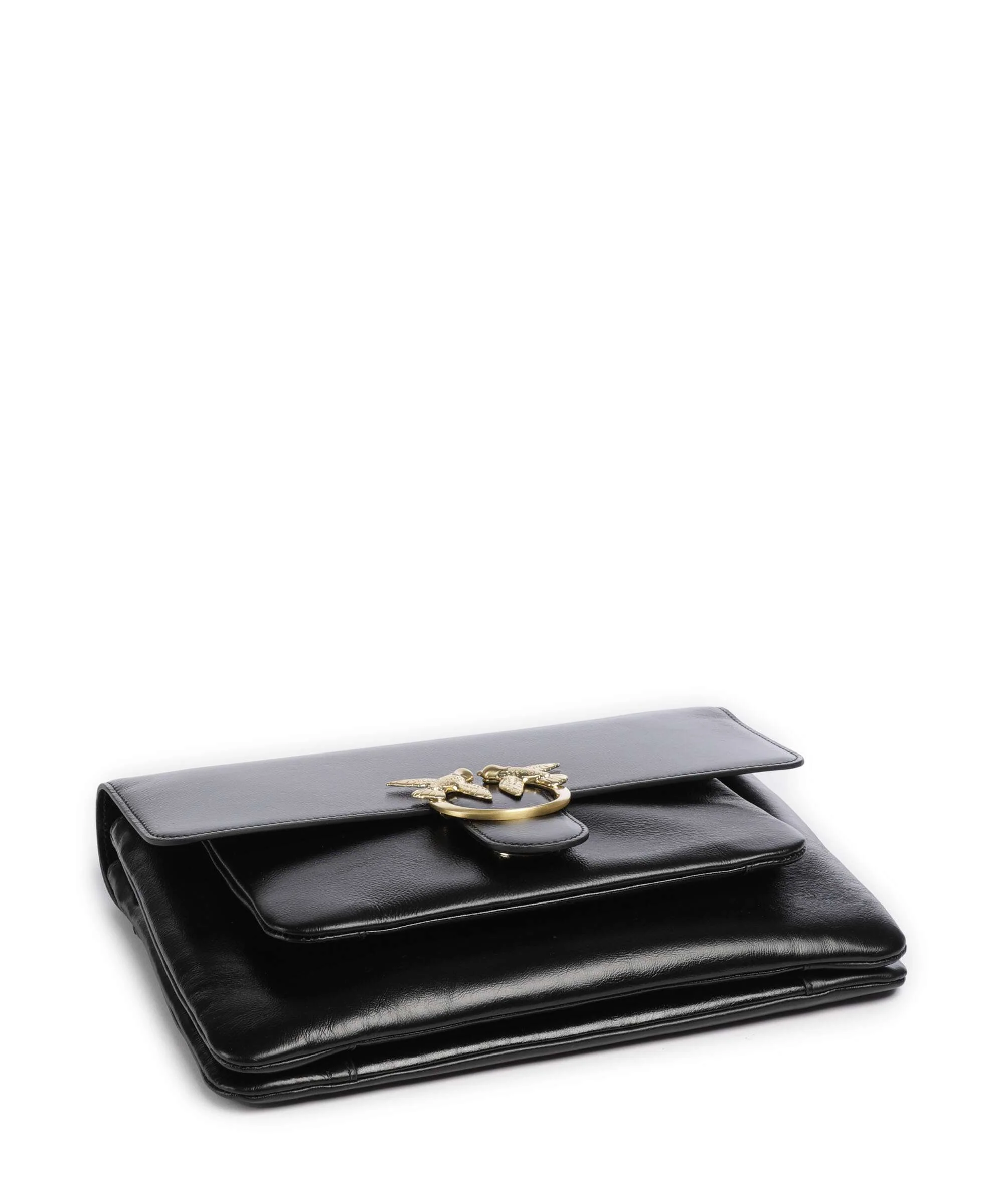 Pinko Love One Soft Big Shoulder bag nero limousine/matt gold - Image 6