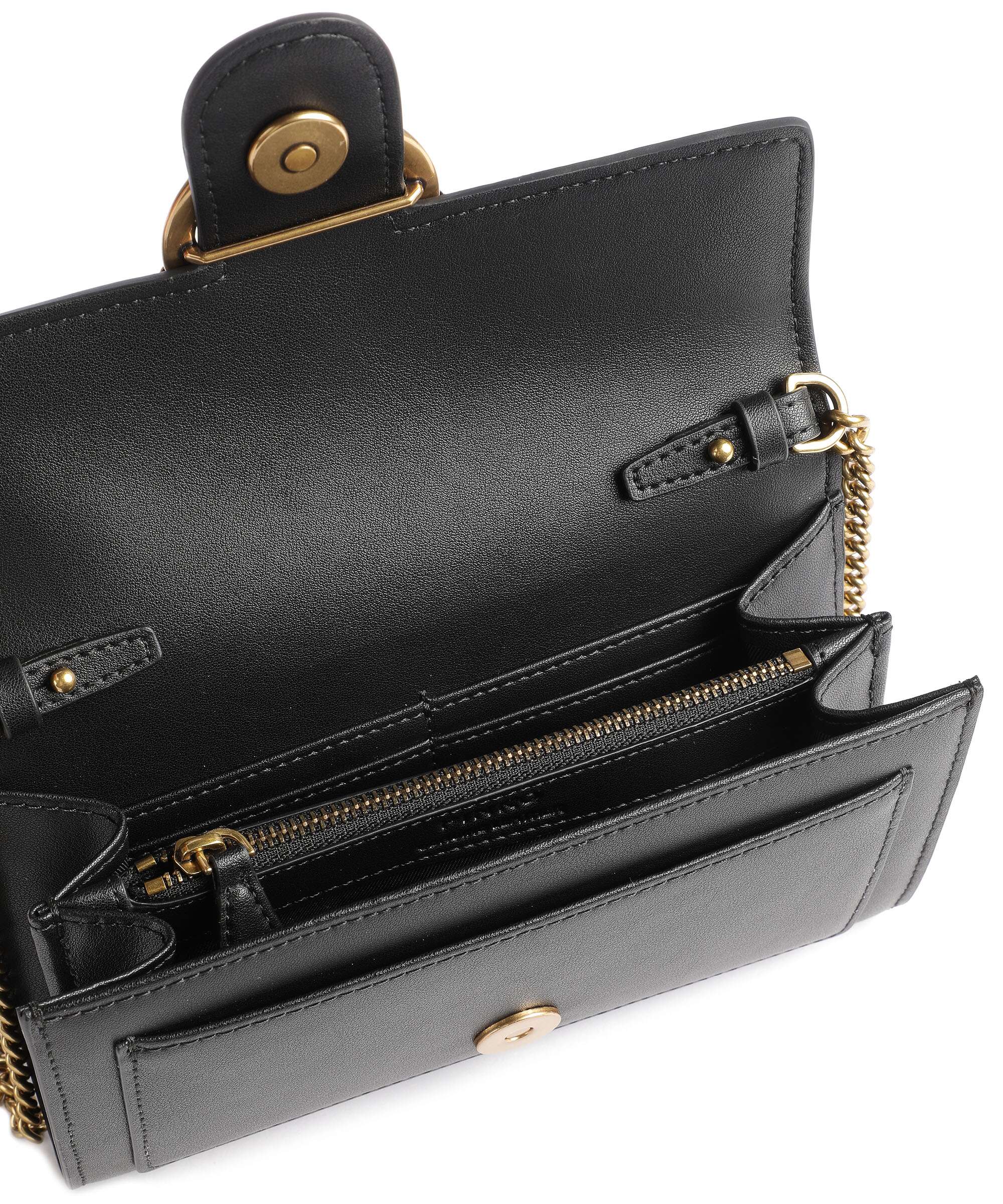 Pinko Love One Wallet nero/antique gold - Image 5