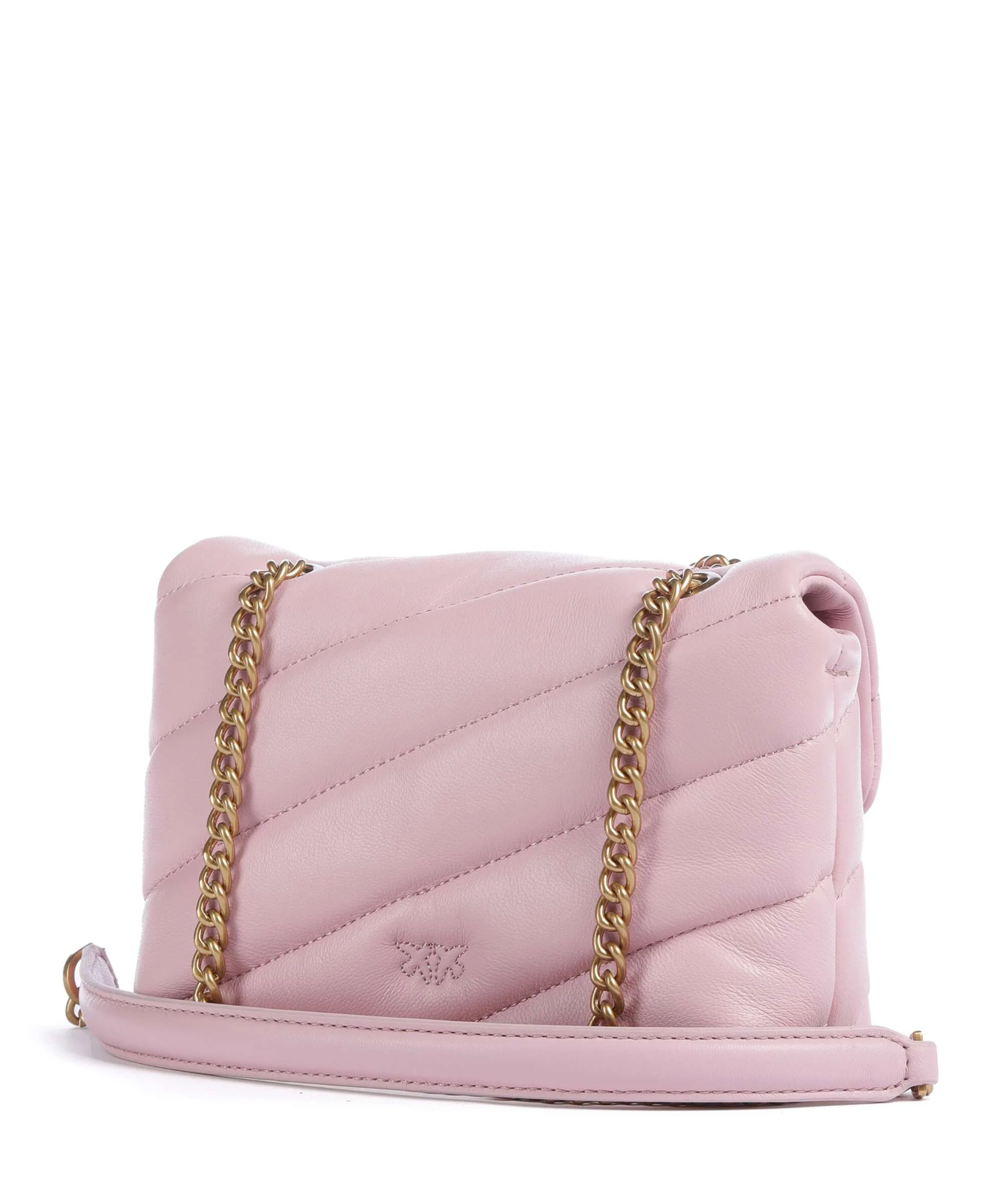 Pinko Love Puff Baby Shoulder bag rosa chiaro/antique gold - Image 2