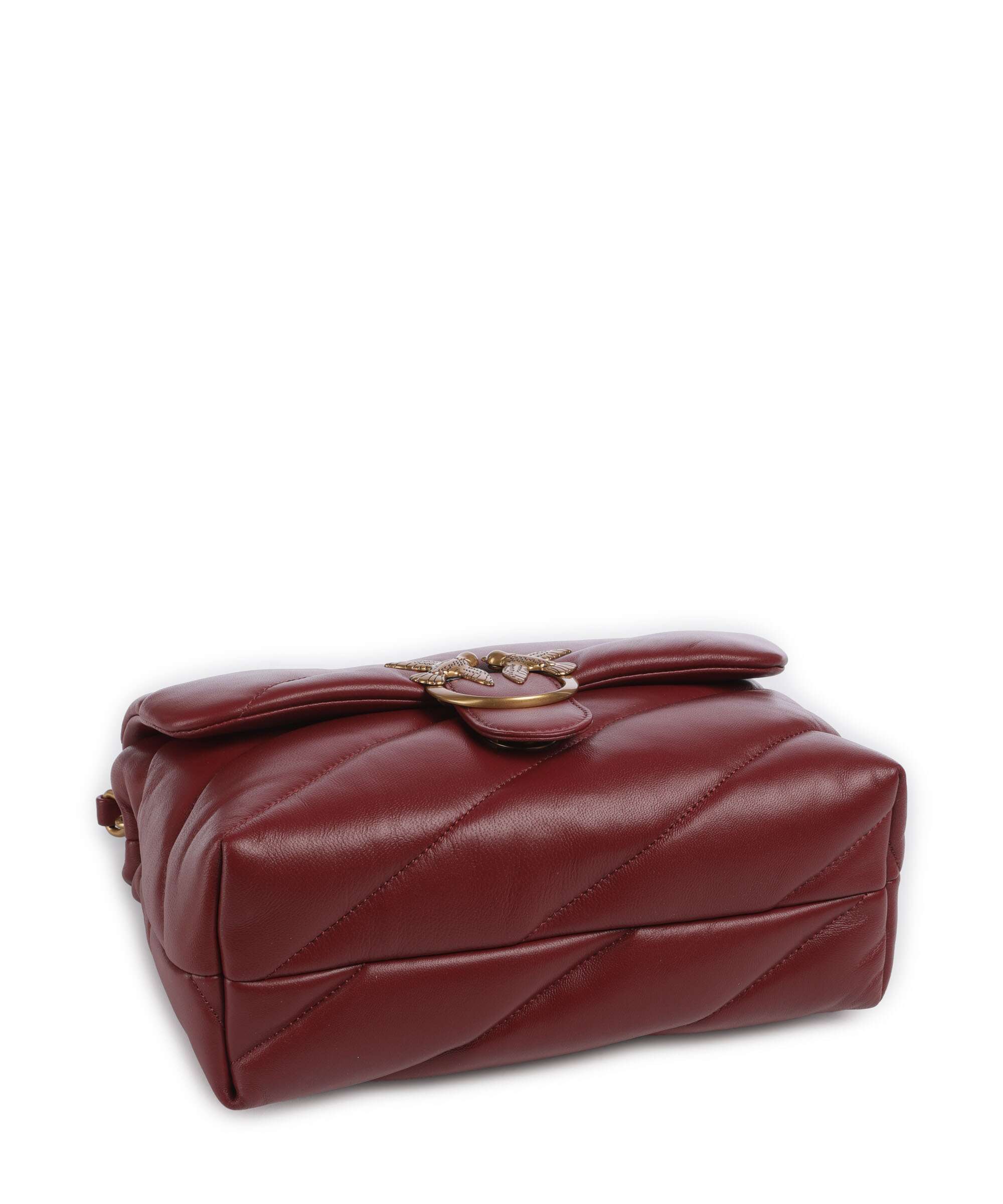 Pinko Love Puff Classic Shoulder bag bordeaux merlot/antique gold - Image 6