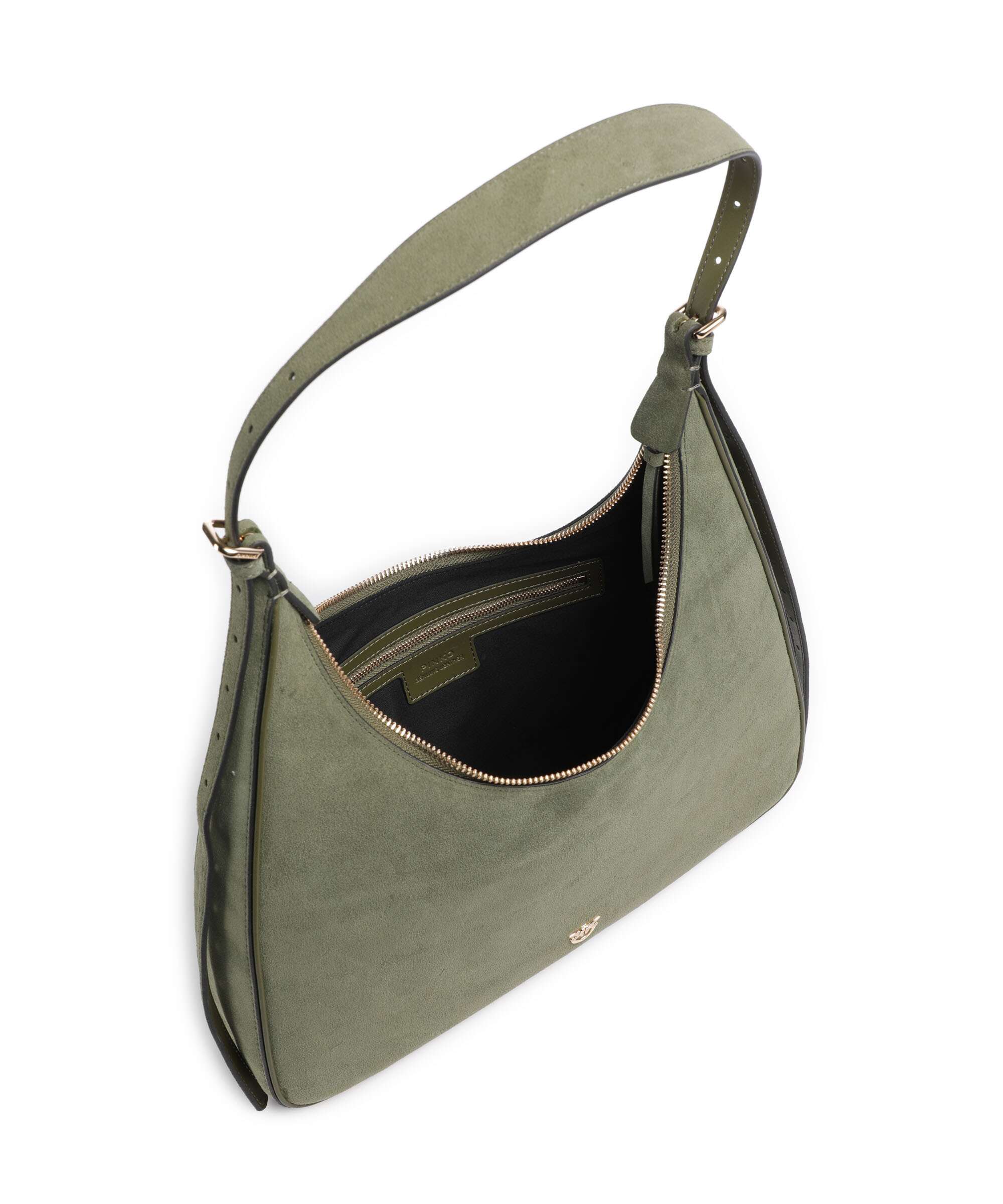 Pinko Miss Pinko Classic Hobo bag oliva capulet/gold mordore - Image 5