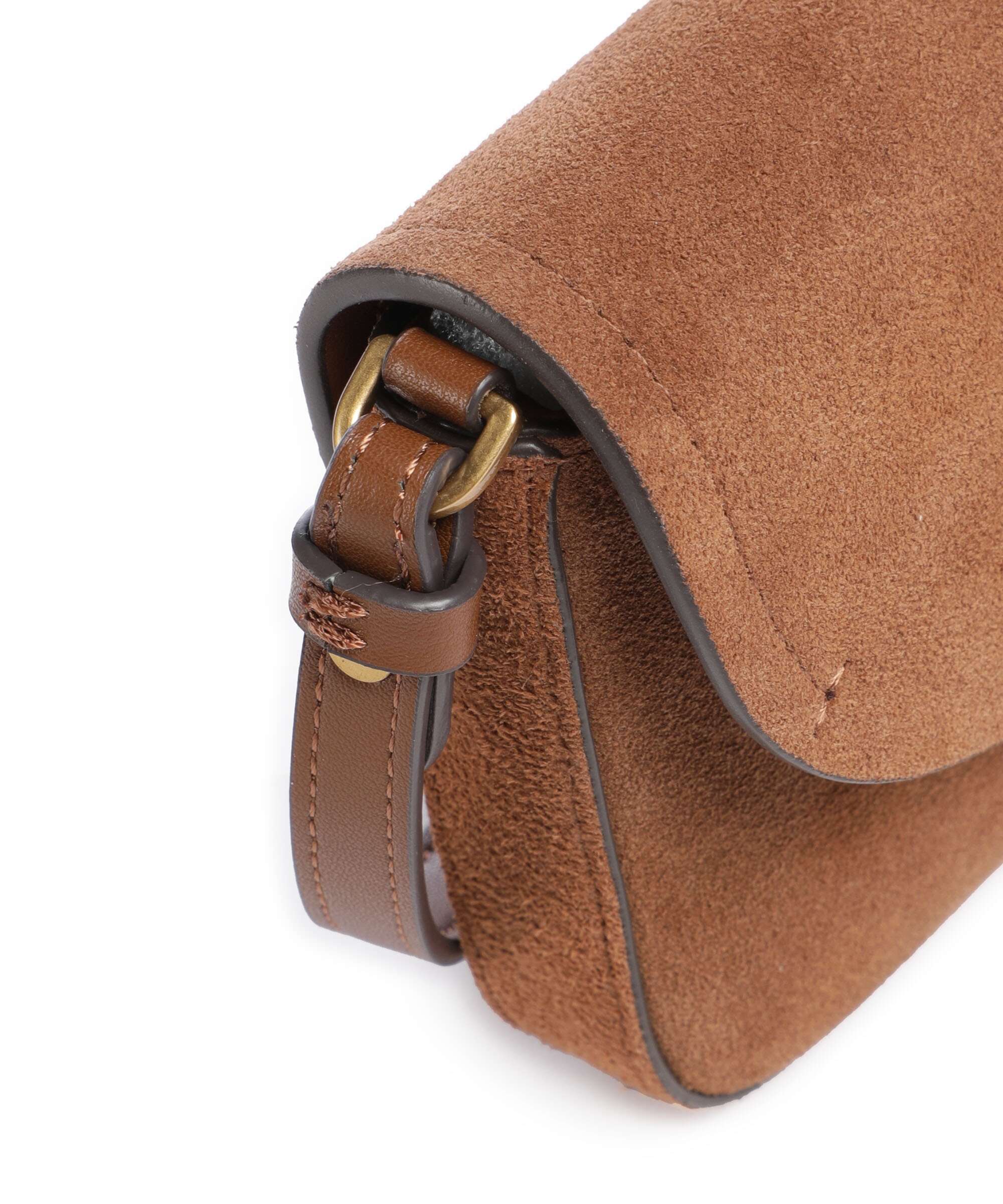 Pinko Saddle Flat Crossbody bag marrone/leone/antique gold - Image 4