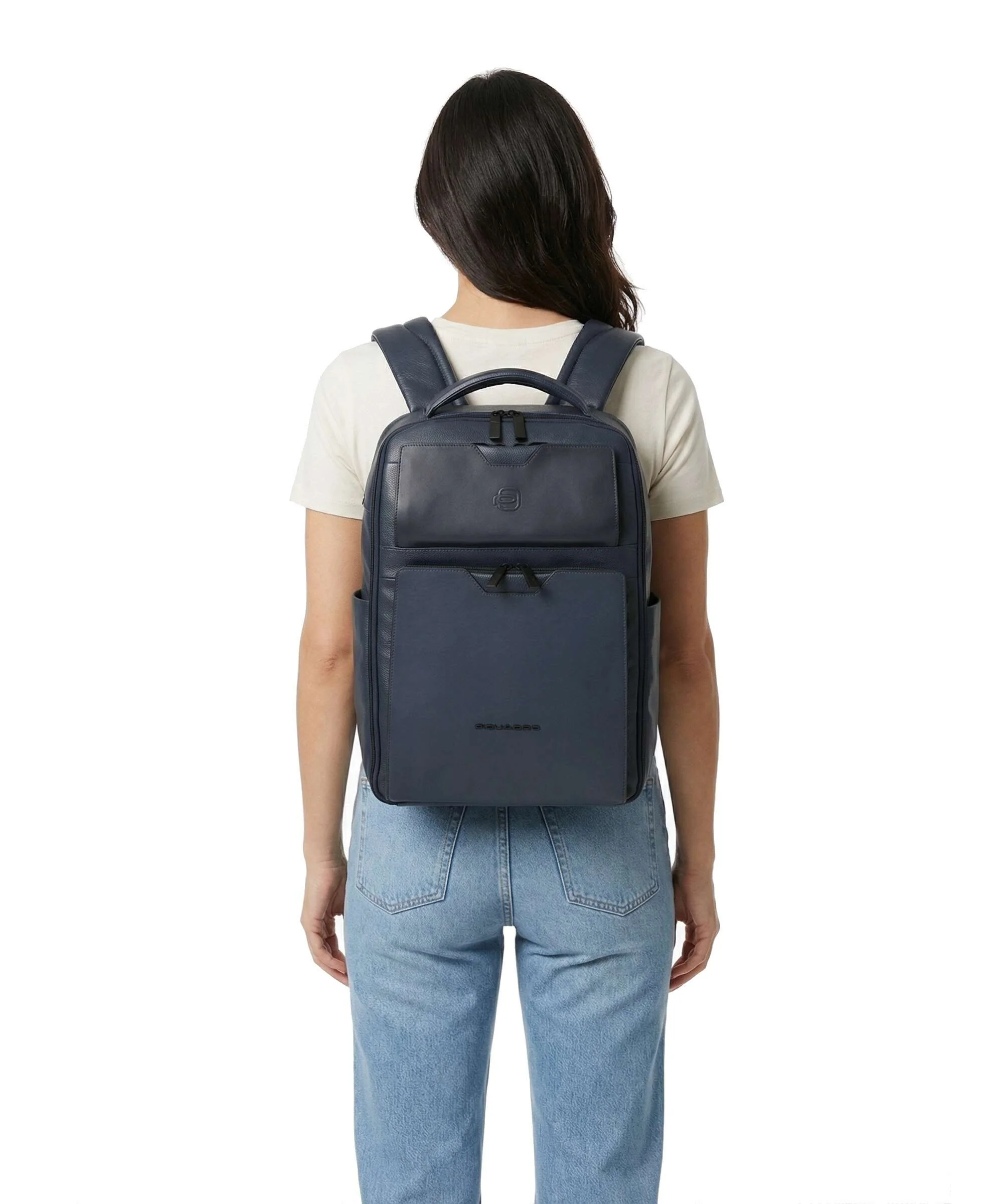 Piquadro Ael Laptop backpack blue - Image 3