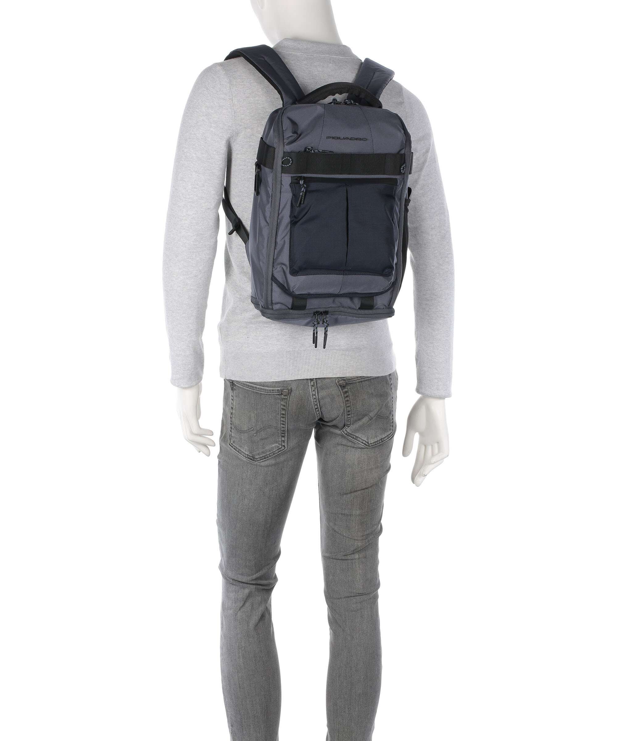 Piquadro Arne Backpack blu nebbia - Image 3