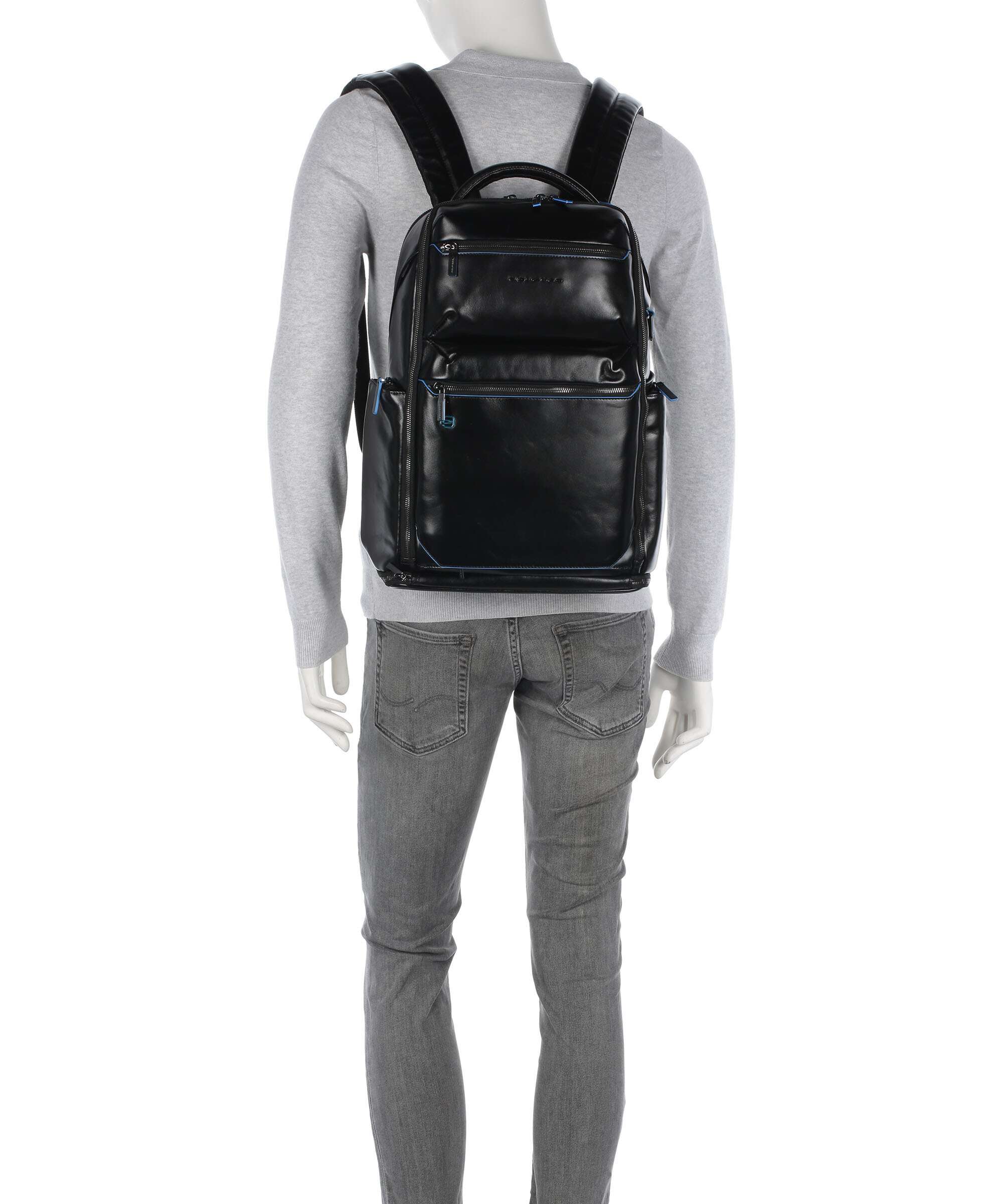 Piquadro Blue Square Backpack nero - Image 3