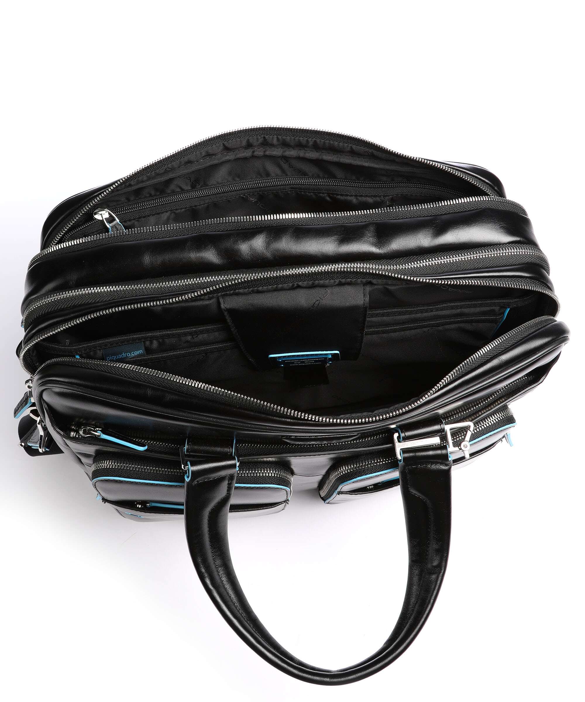 Piquadro Blue Square Briefcase nero - Image 8