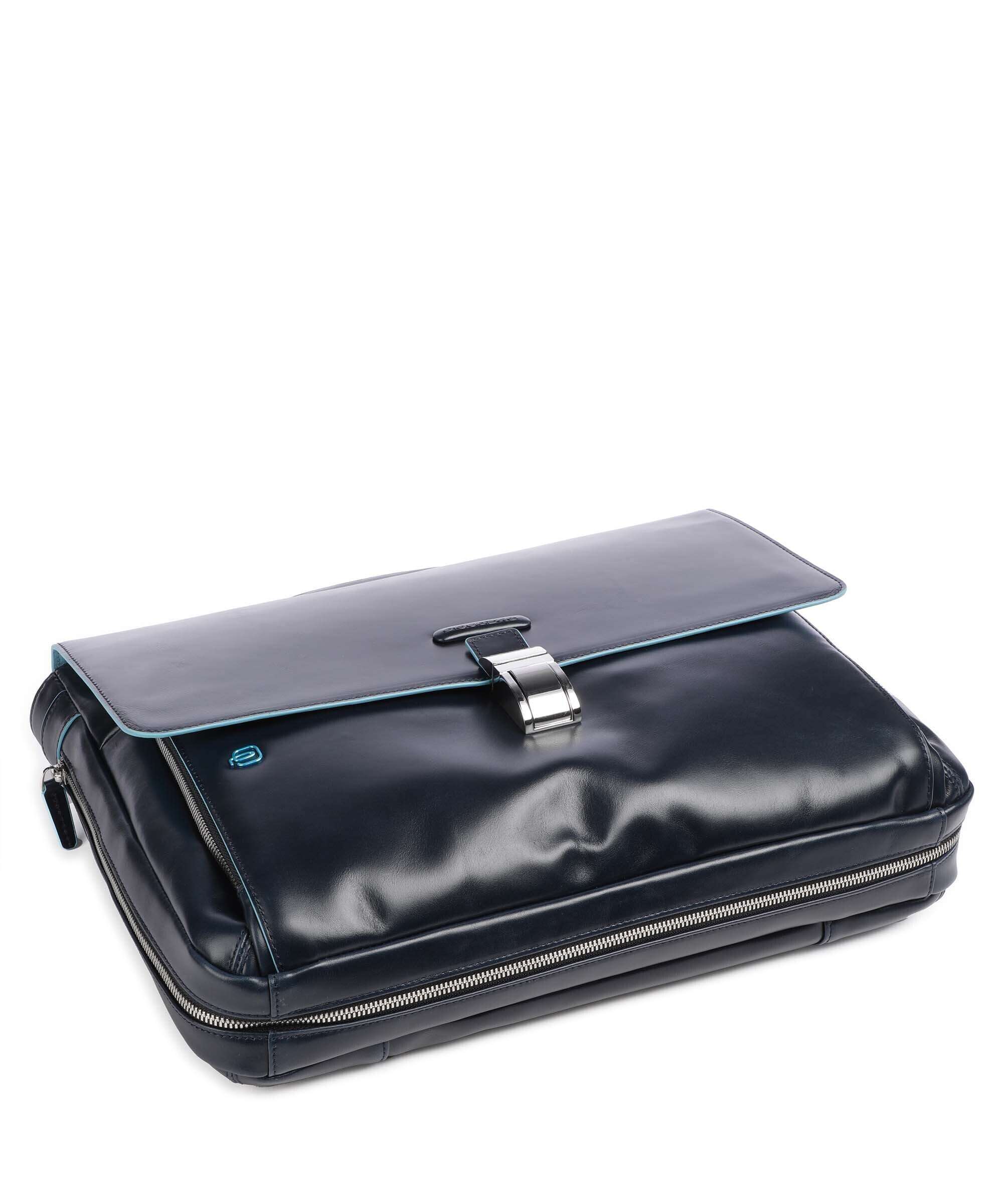 Piquadro Blue Square Briefcase blu - Image 6