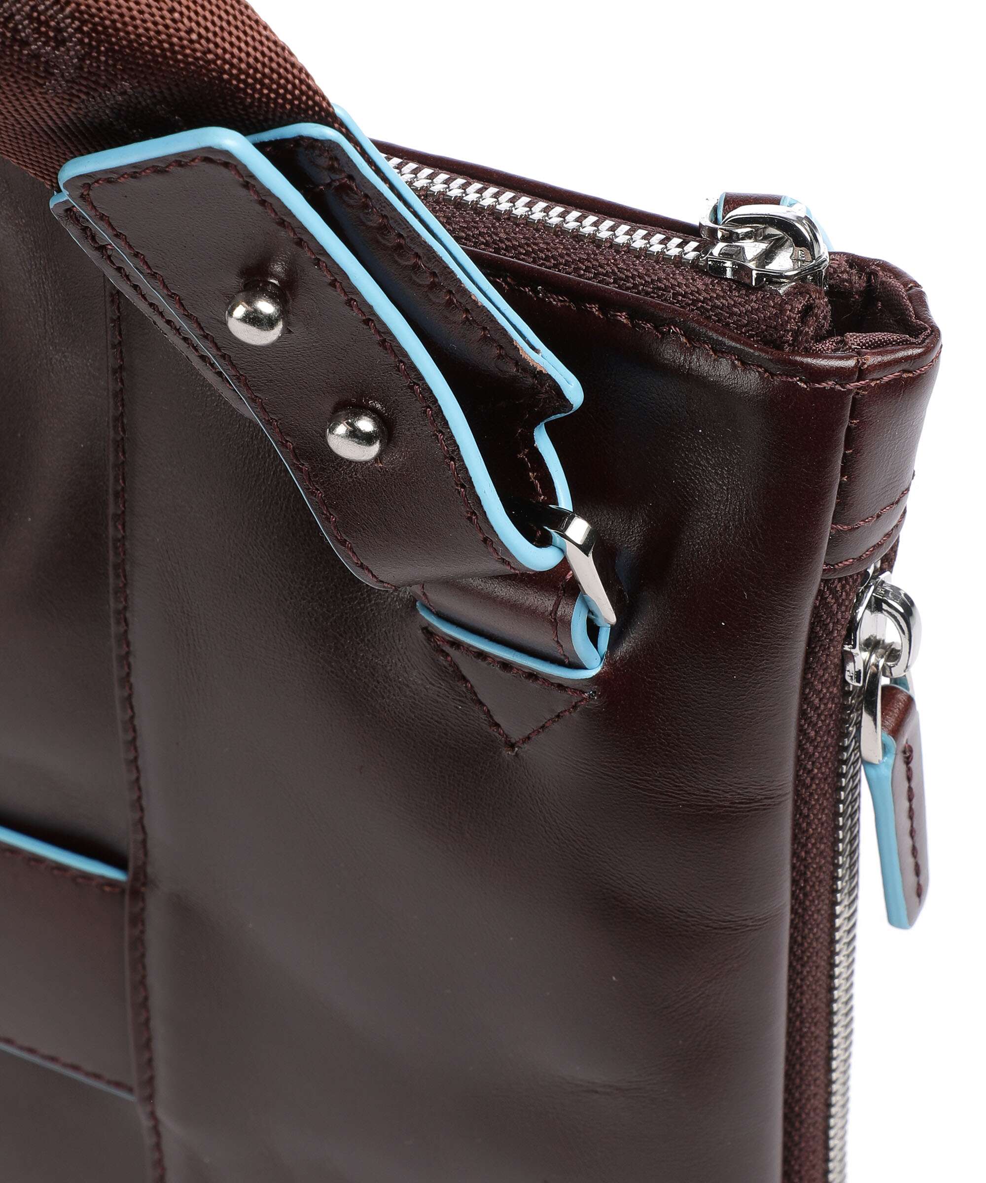 Piquadro Blue Square Briefcase mahogany - Image 4