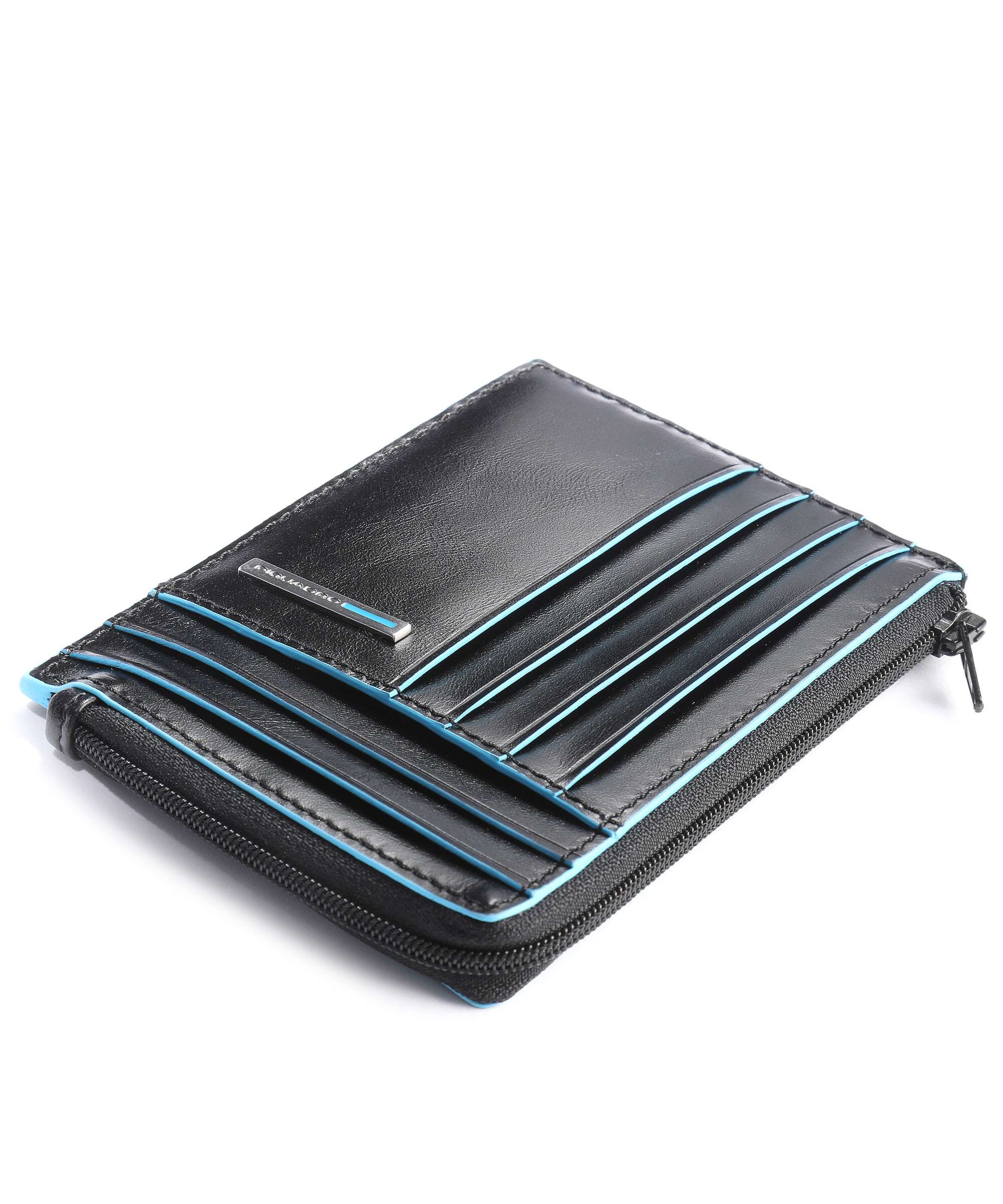 Piquadro Blue Square Credit card holder black - Image 3