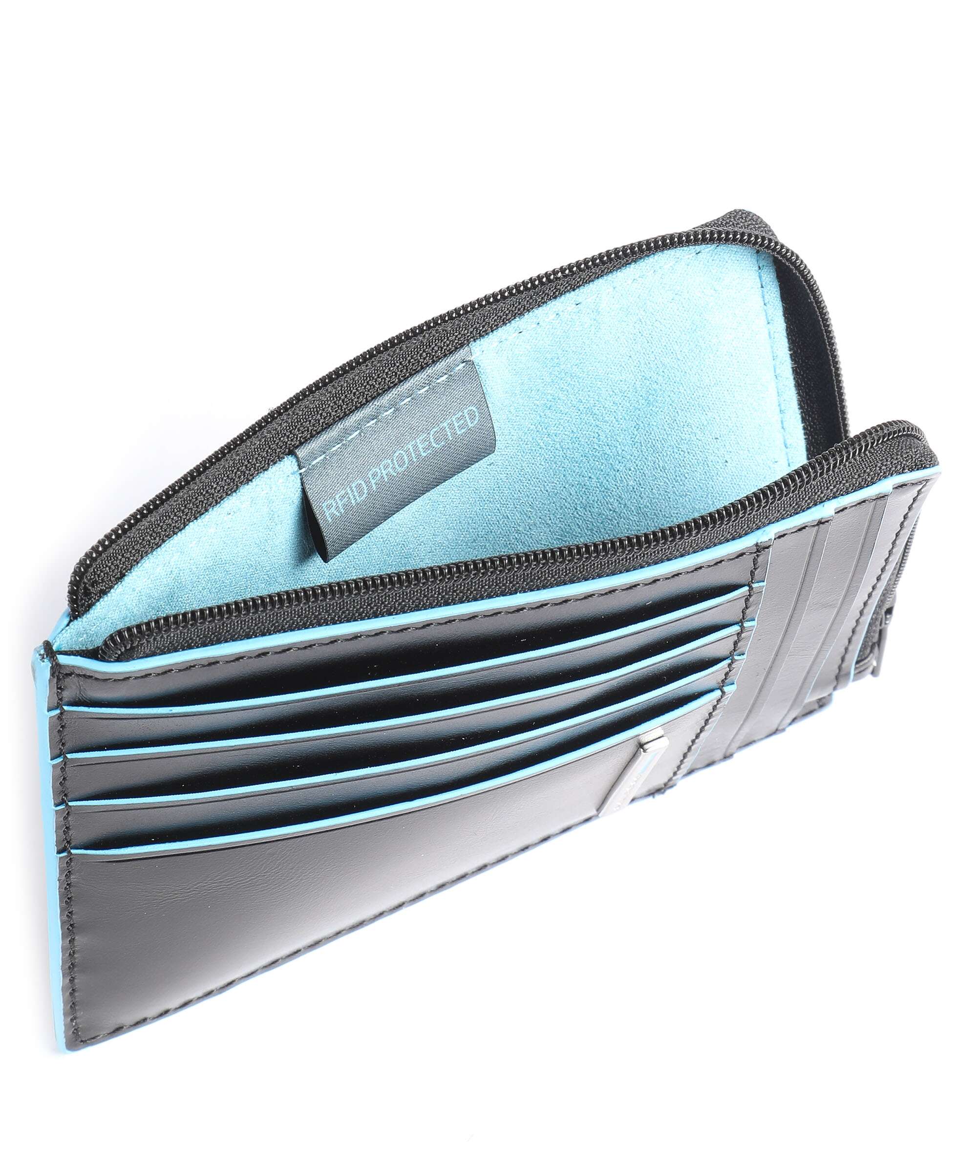 Piquadro Blue Square Credit card holder black - Image 4