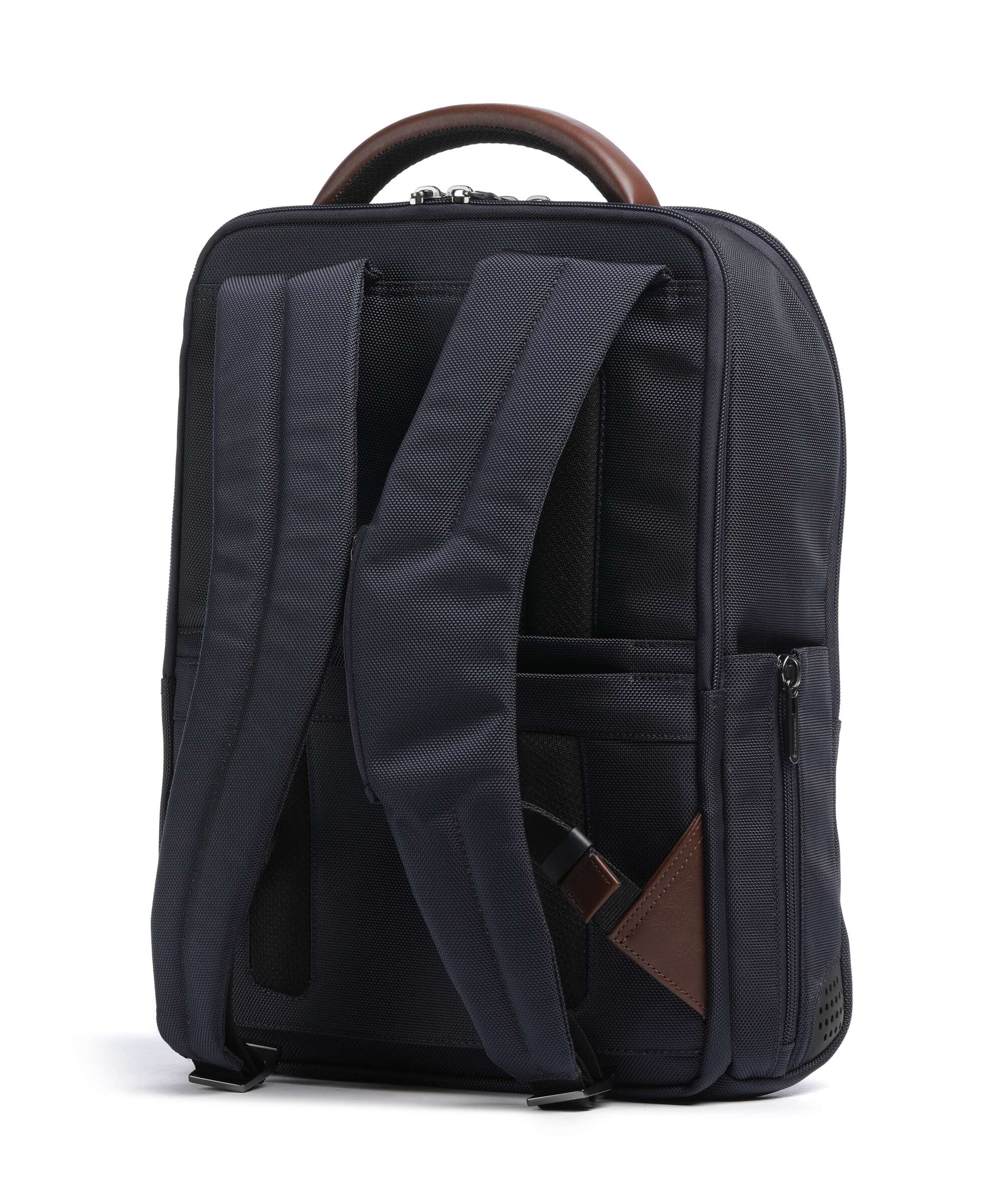 Piquadro Brief 2 Backpack blue/cognac - Image 2
