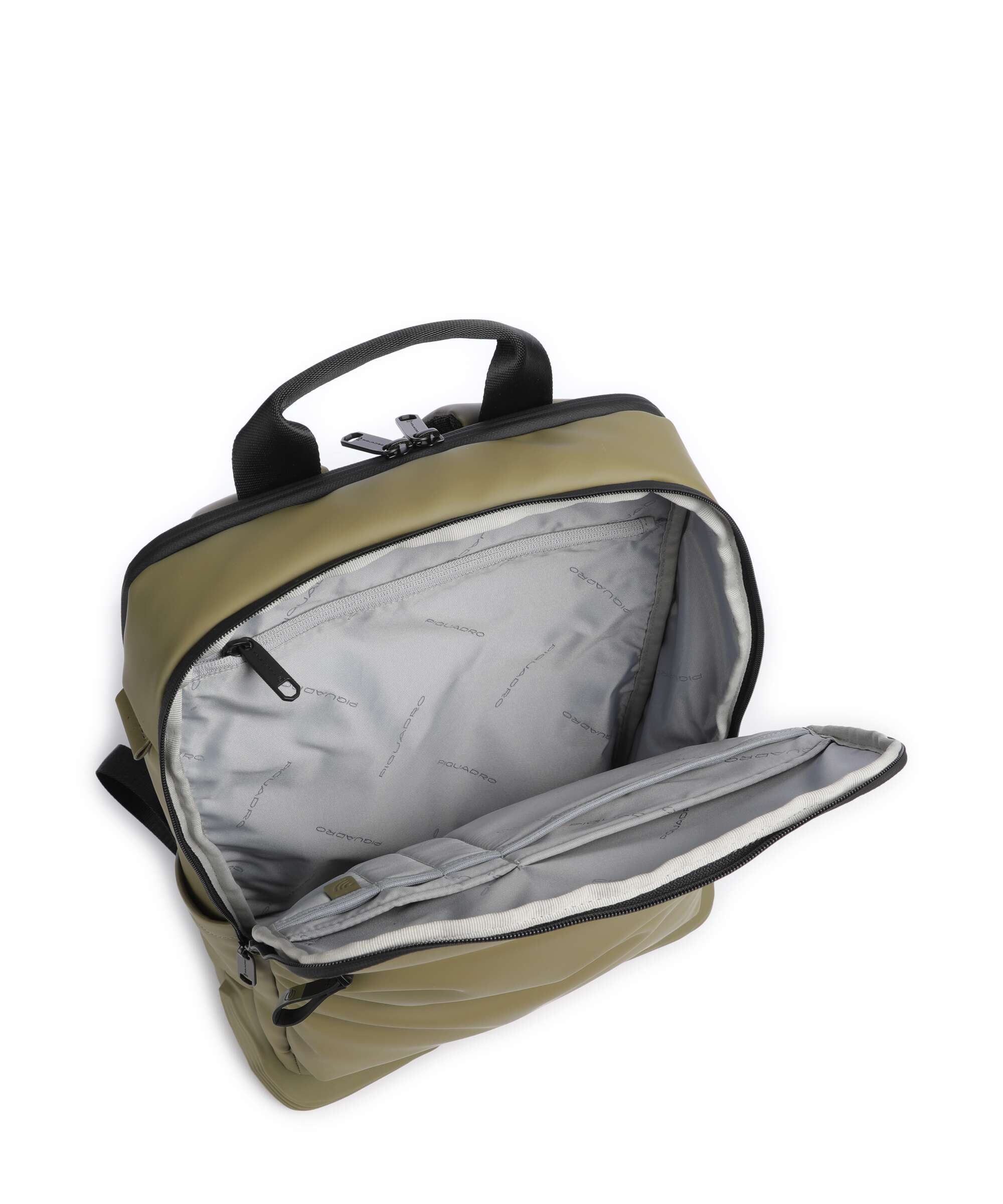 Piquadro C2OWD Backpack light green - Image 7