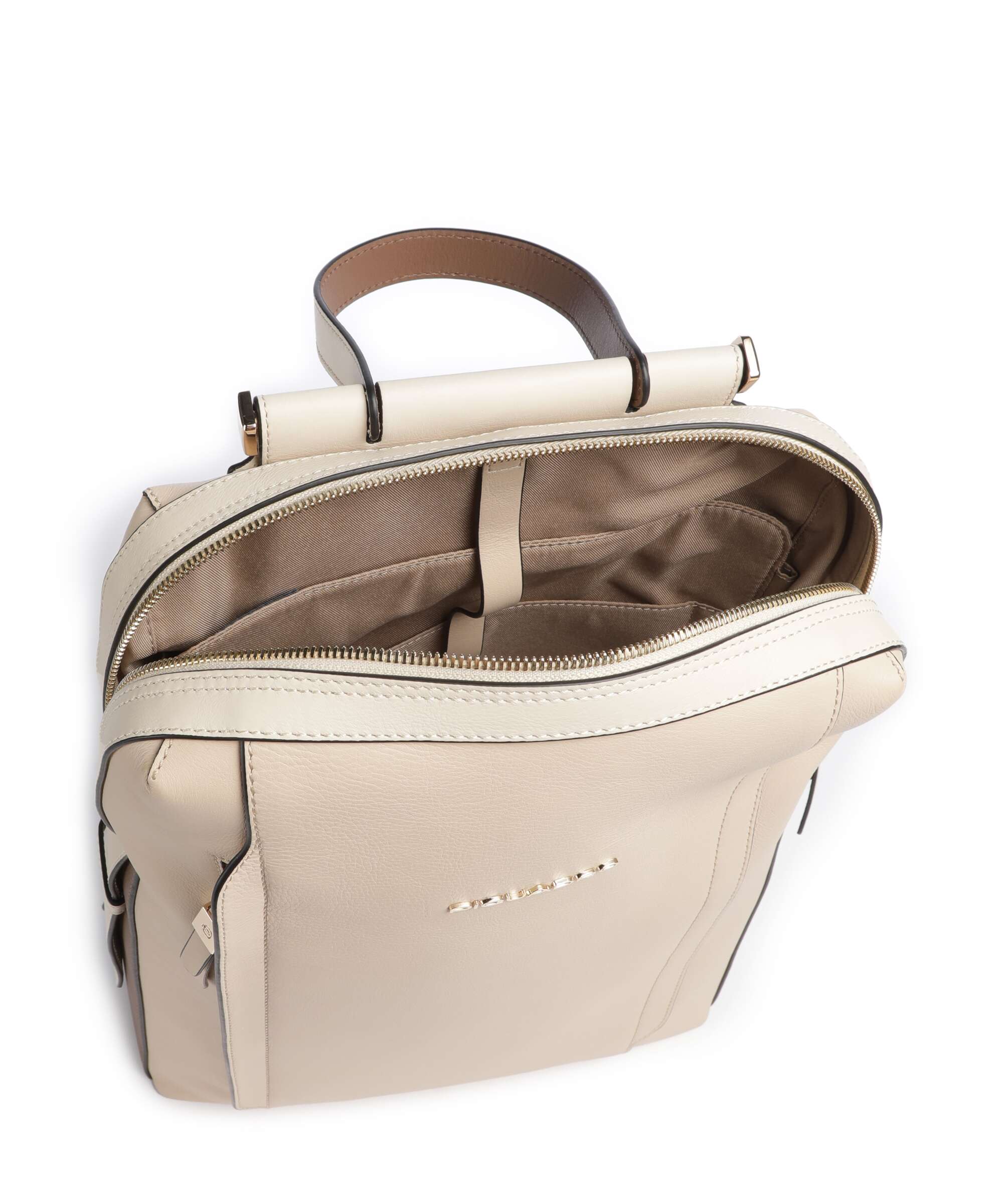 Piquadro Circle Laptop backpack beige/cuoio - Image 6