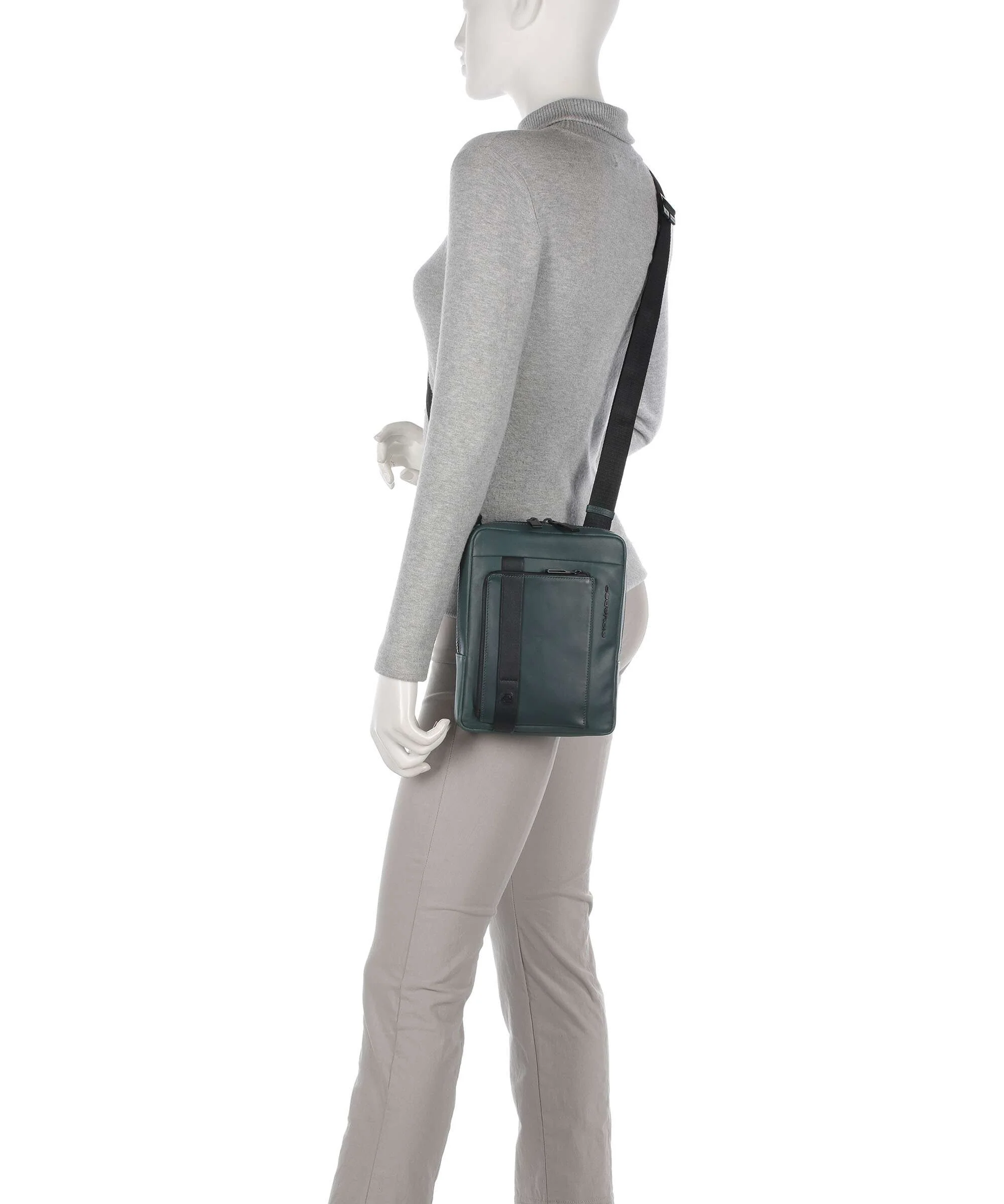 Piquadro David Crossbody bag verde - Image 3