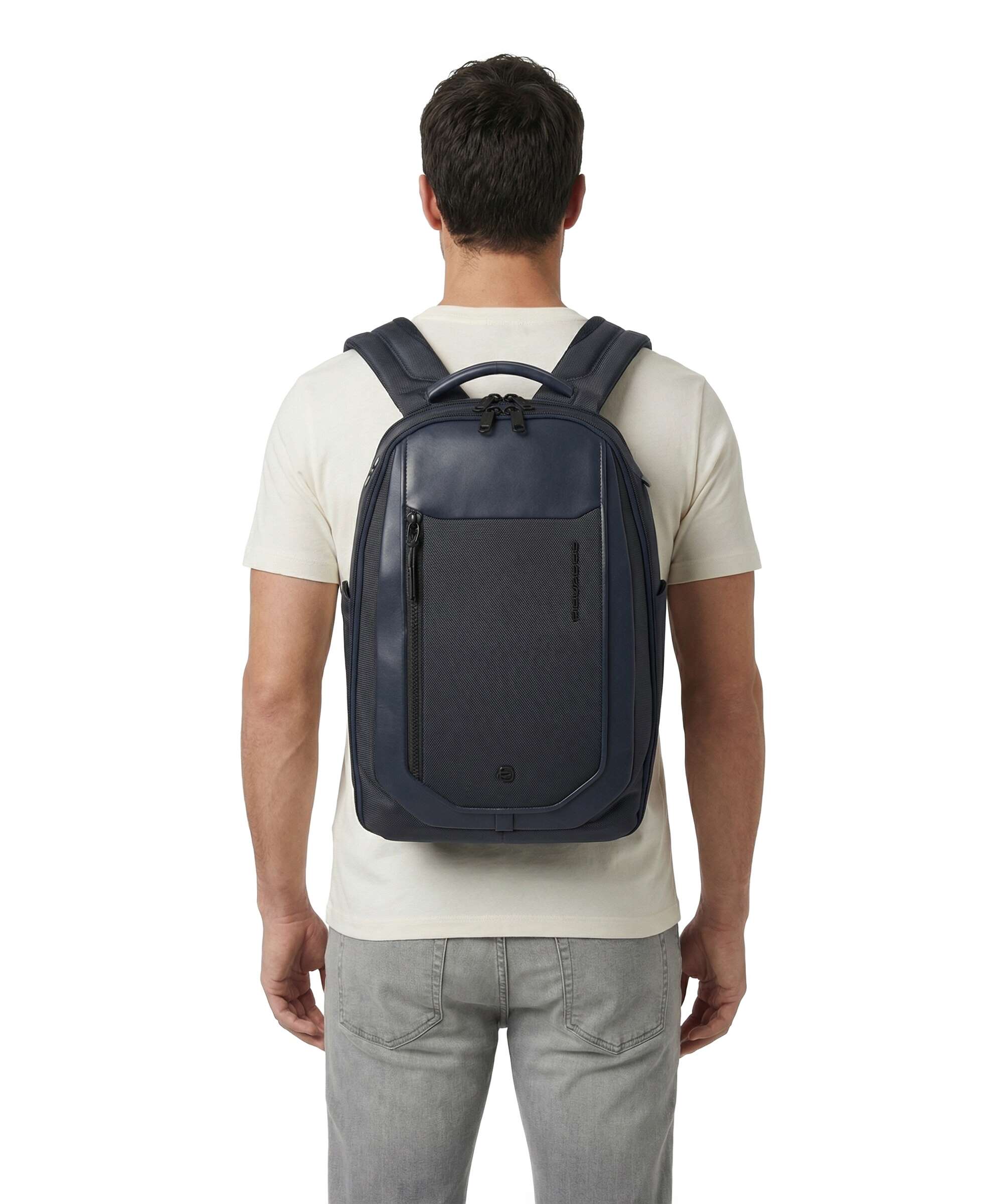Piquadro Lyss Ryanair Travel backpack blue - Image 4
