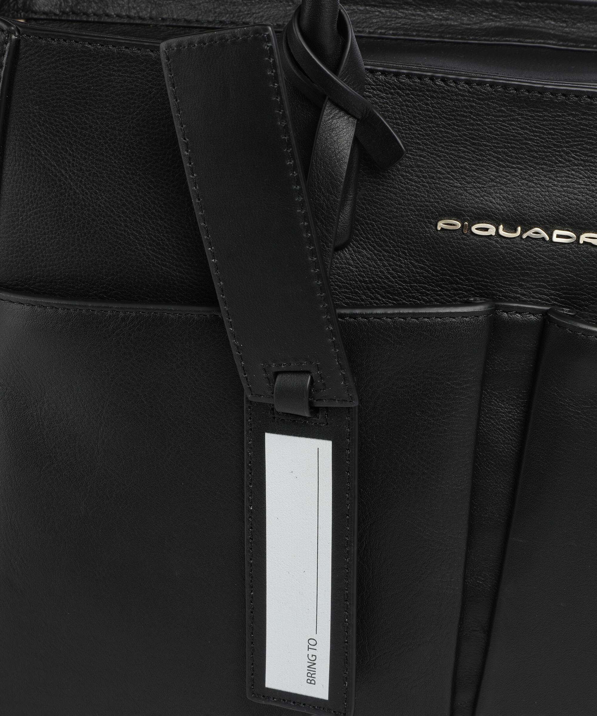 Piquadro Nevet Tote bag nero - Image 4