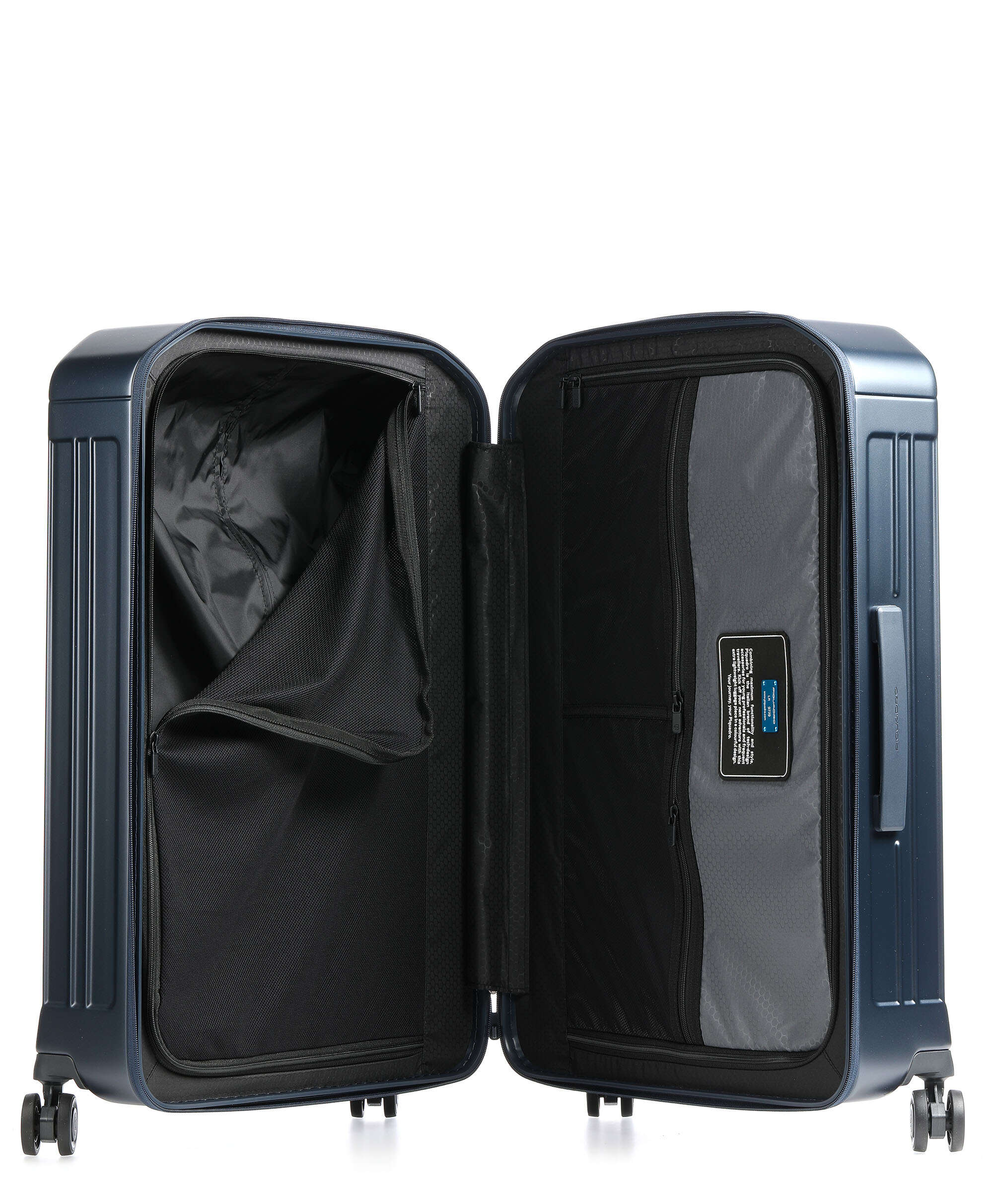 Piquadro PQ Light Spinner (4 wheels) matt blue - Image 5