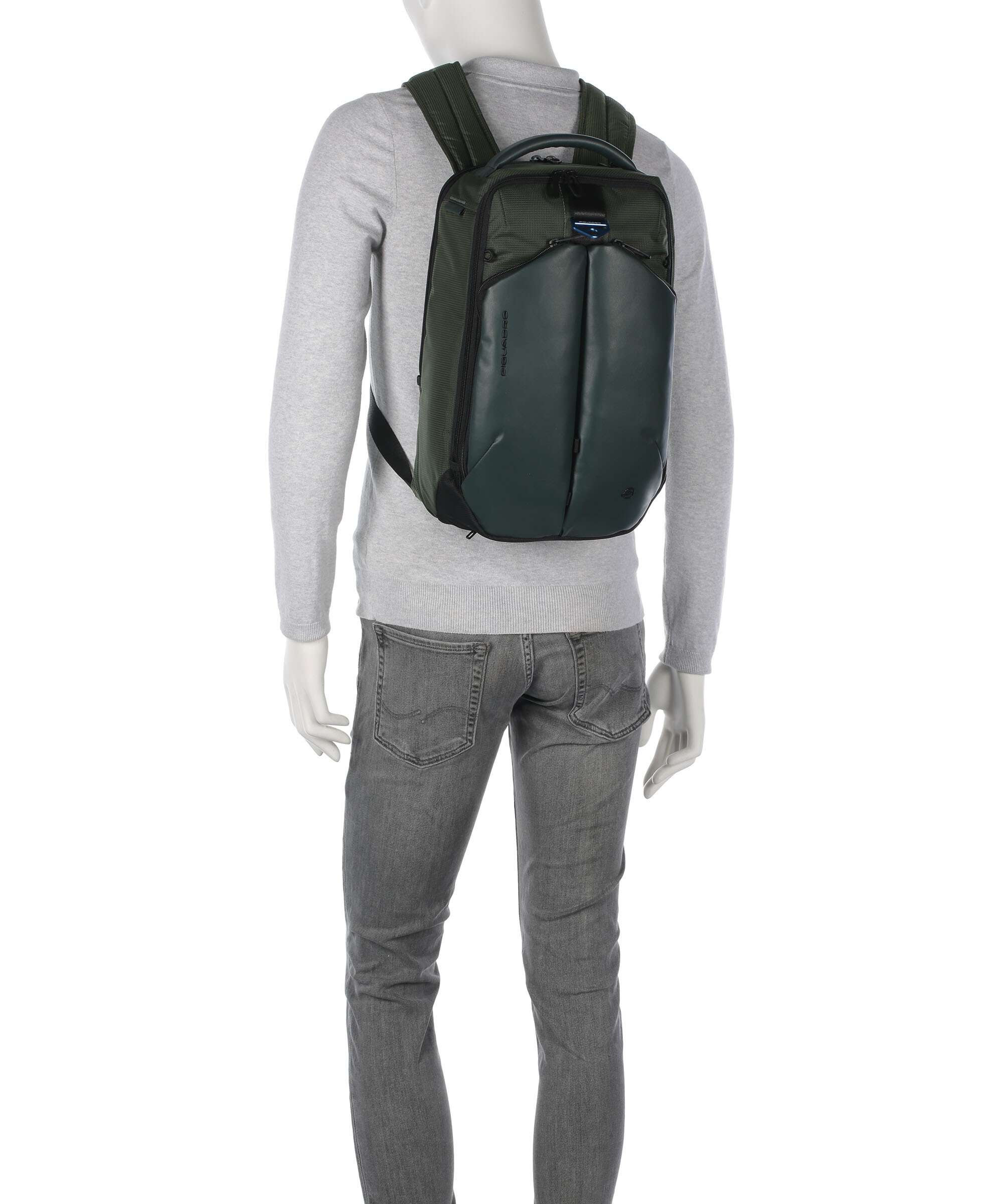Piquadro S137 Backpack green - Image 4