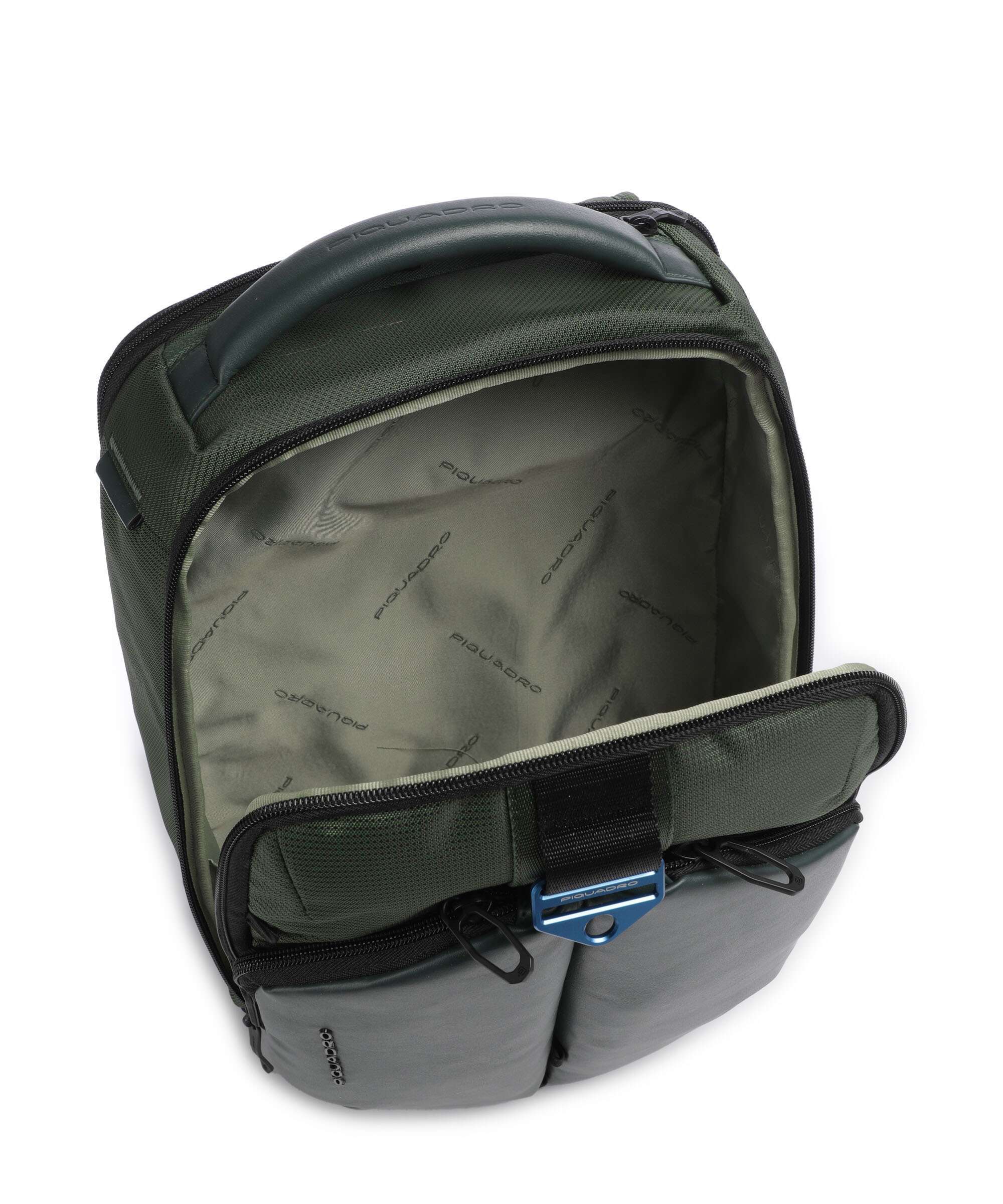 Piquadro S137 Backpack green - Image 6