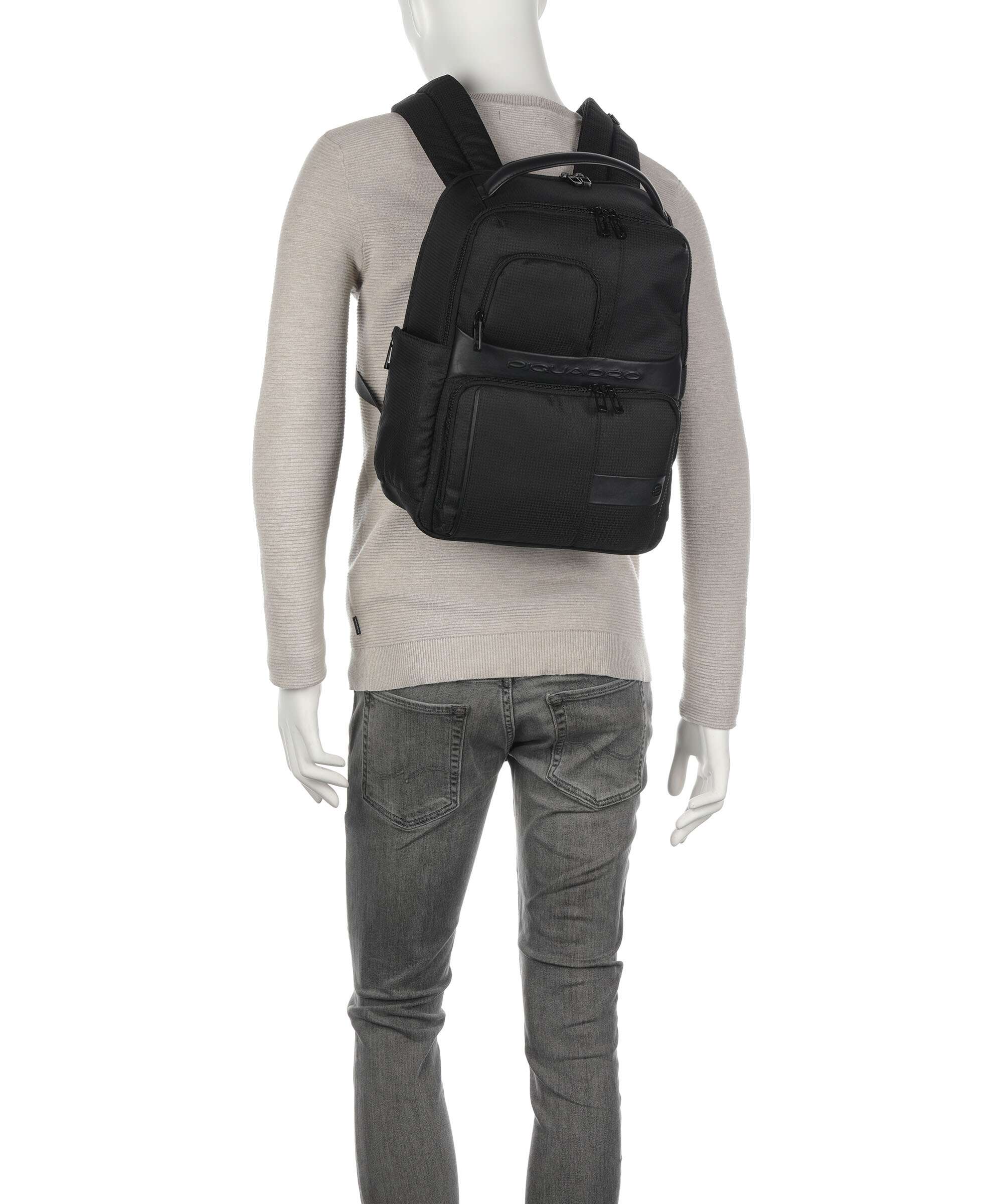 Piquadro Wollem Laptop backpack black - Image 3