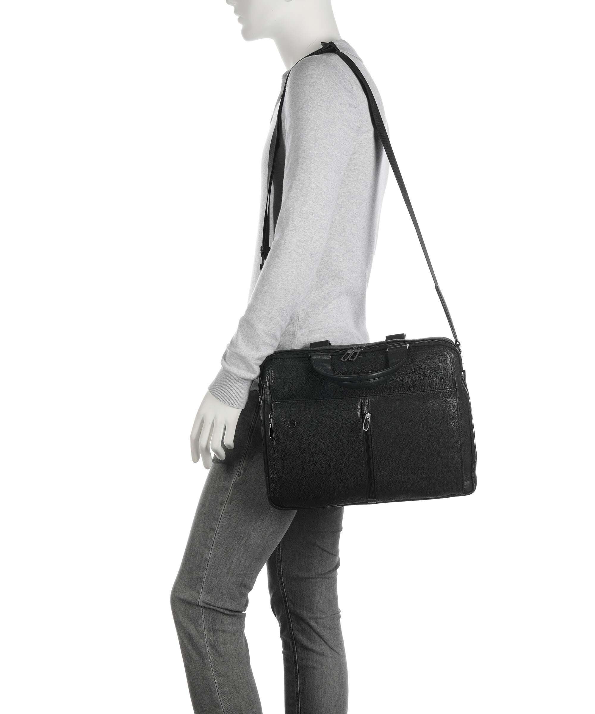 Piquadro Wollem Laptop bag nero - Image 4