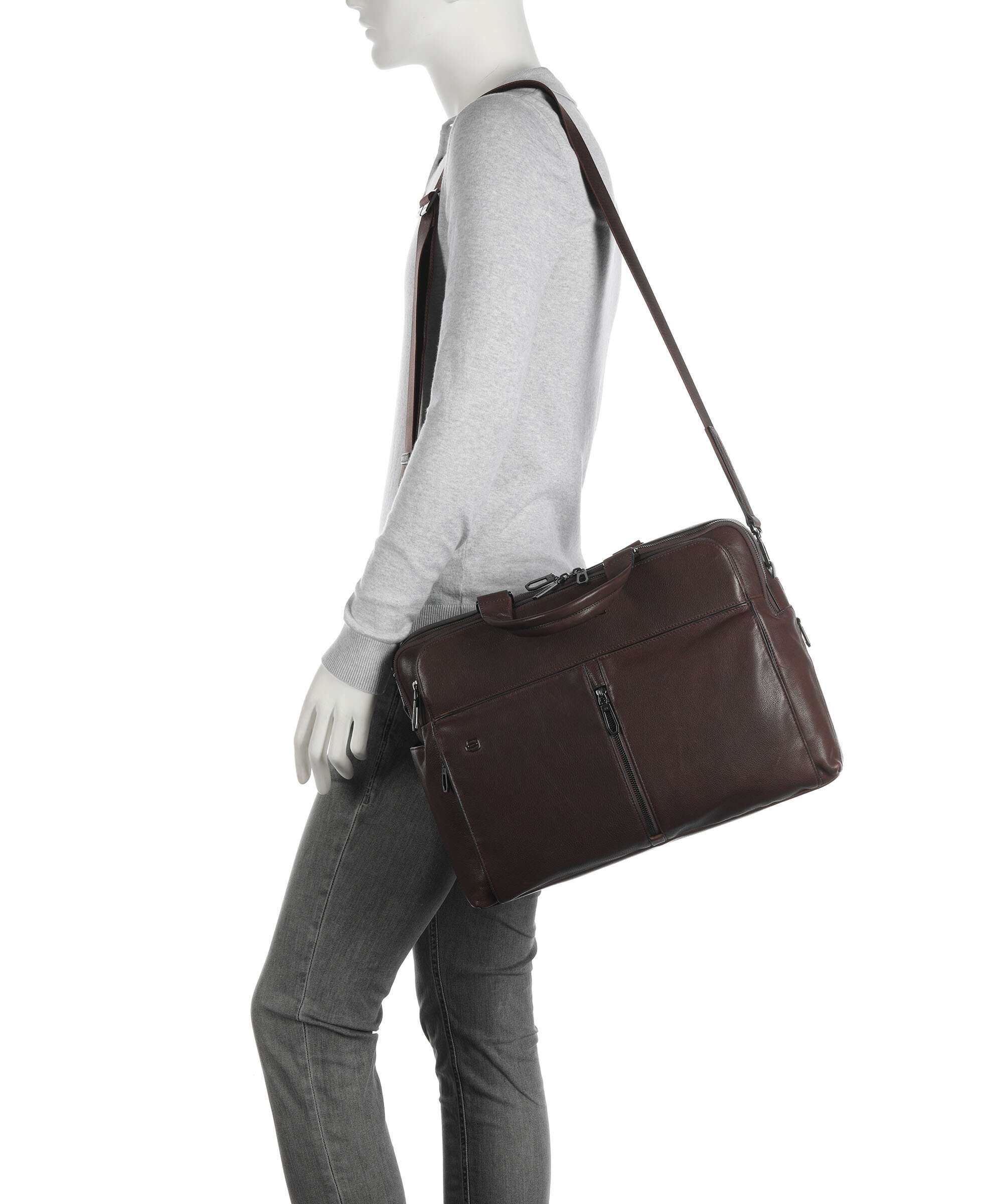 Piquadro Wollem Laptop bag testa moro - Image 4