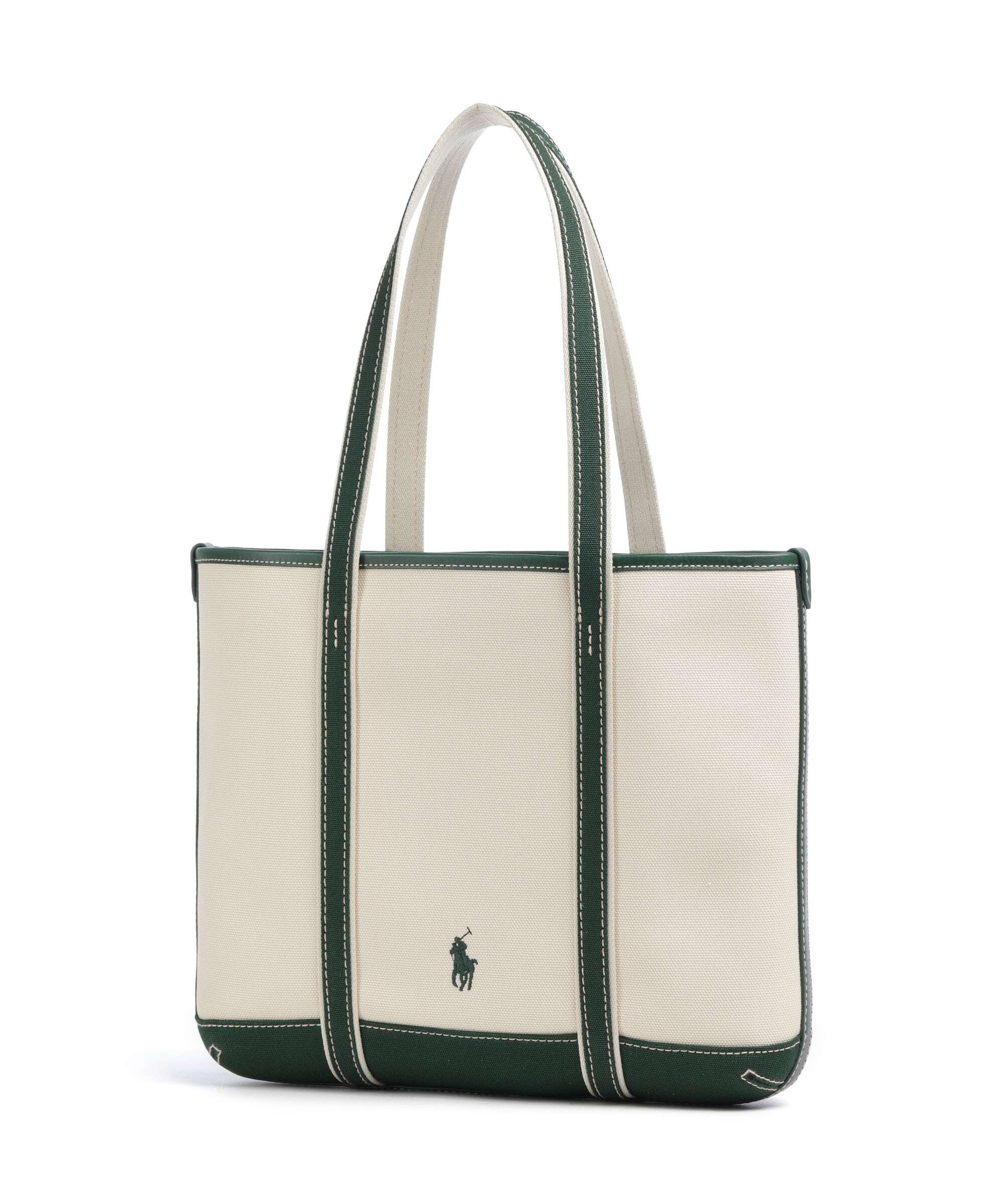 Polo Ralph Lauren Bear Fall Tote bag ecru/northwest pine - Image 2