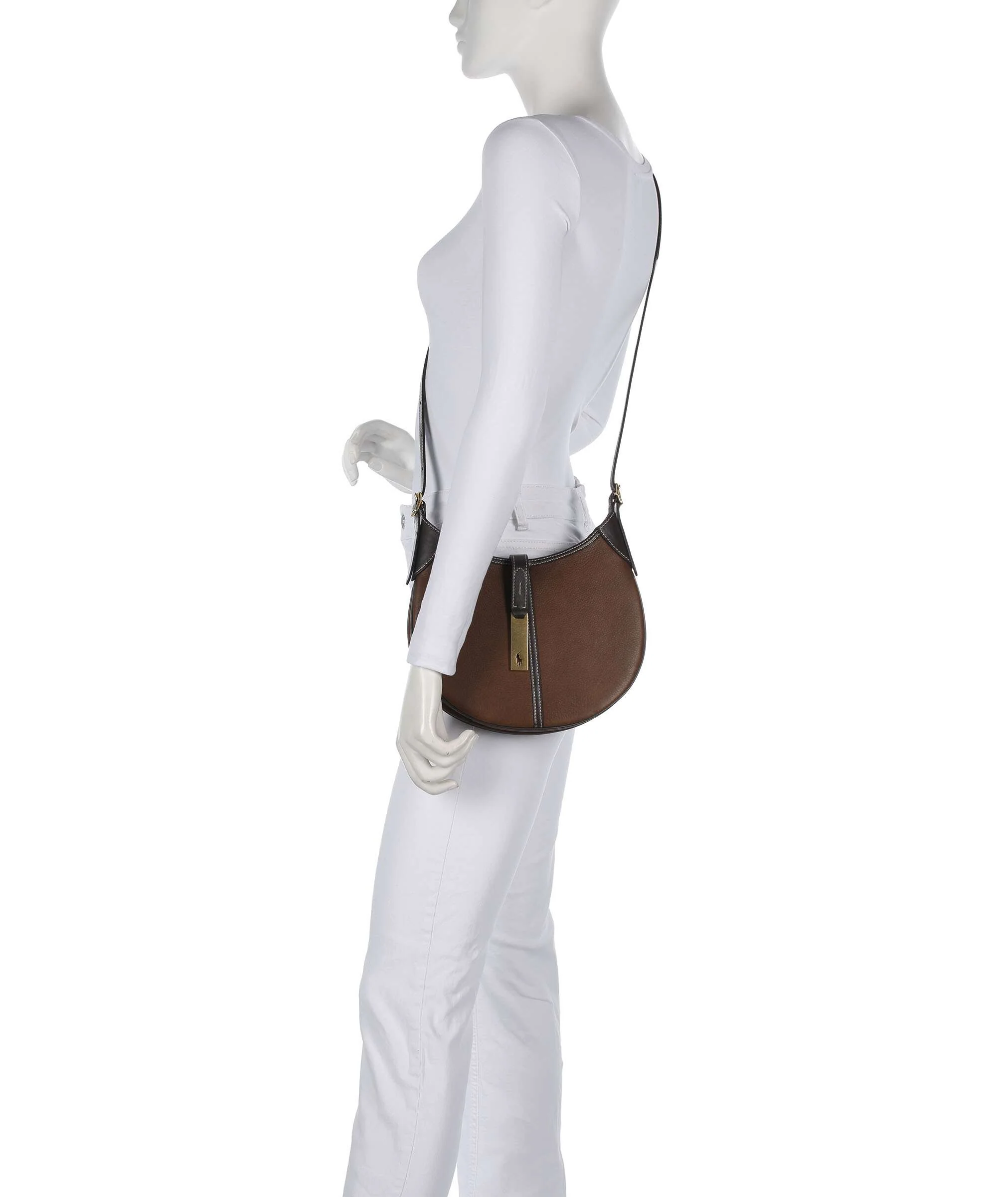 Polo Ralph Lauren ID Collection Small Shoulder bag luggage/tobacco - Image 4