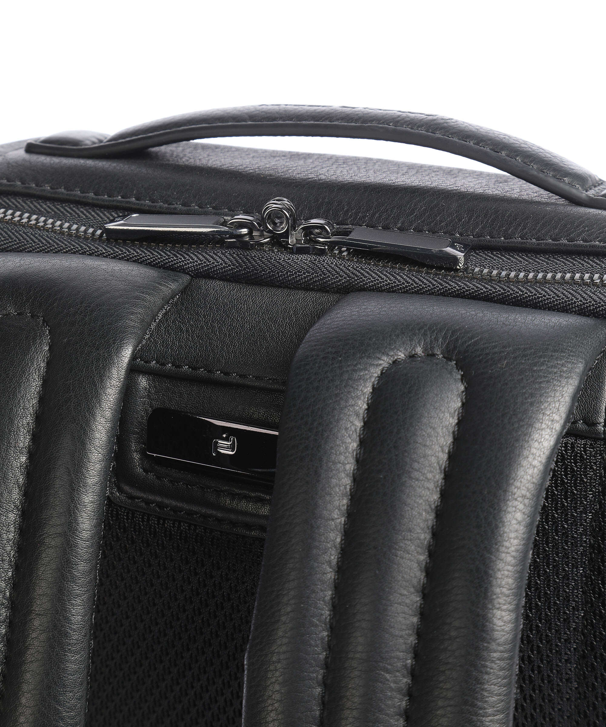 Porsche Design Roadster Leather Laptop backpack black - Image 3