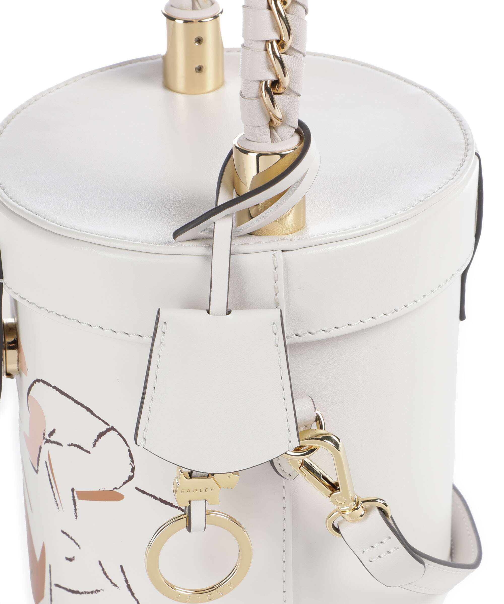 Radley London Racing Crossbody bag chalk - Image 4