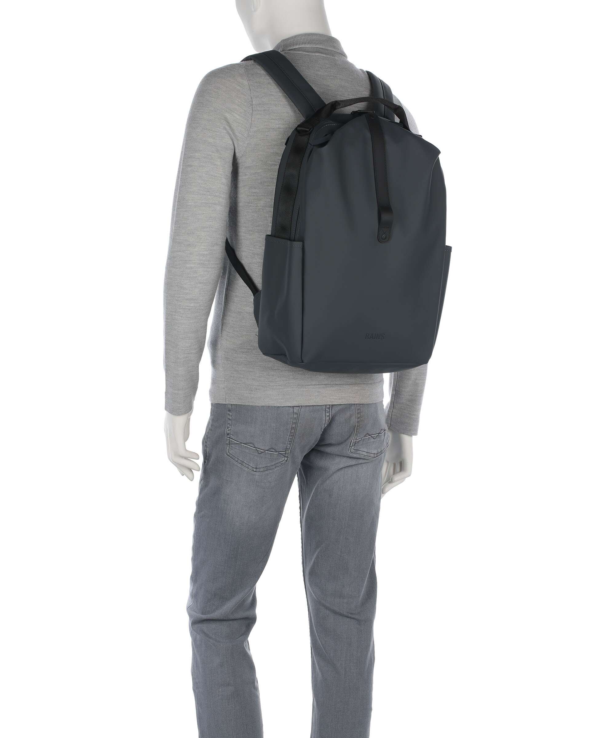 Rains Clip Front Backpack dark grey - Image 3