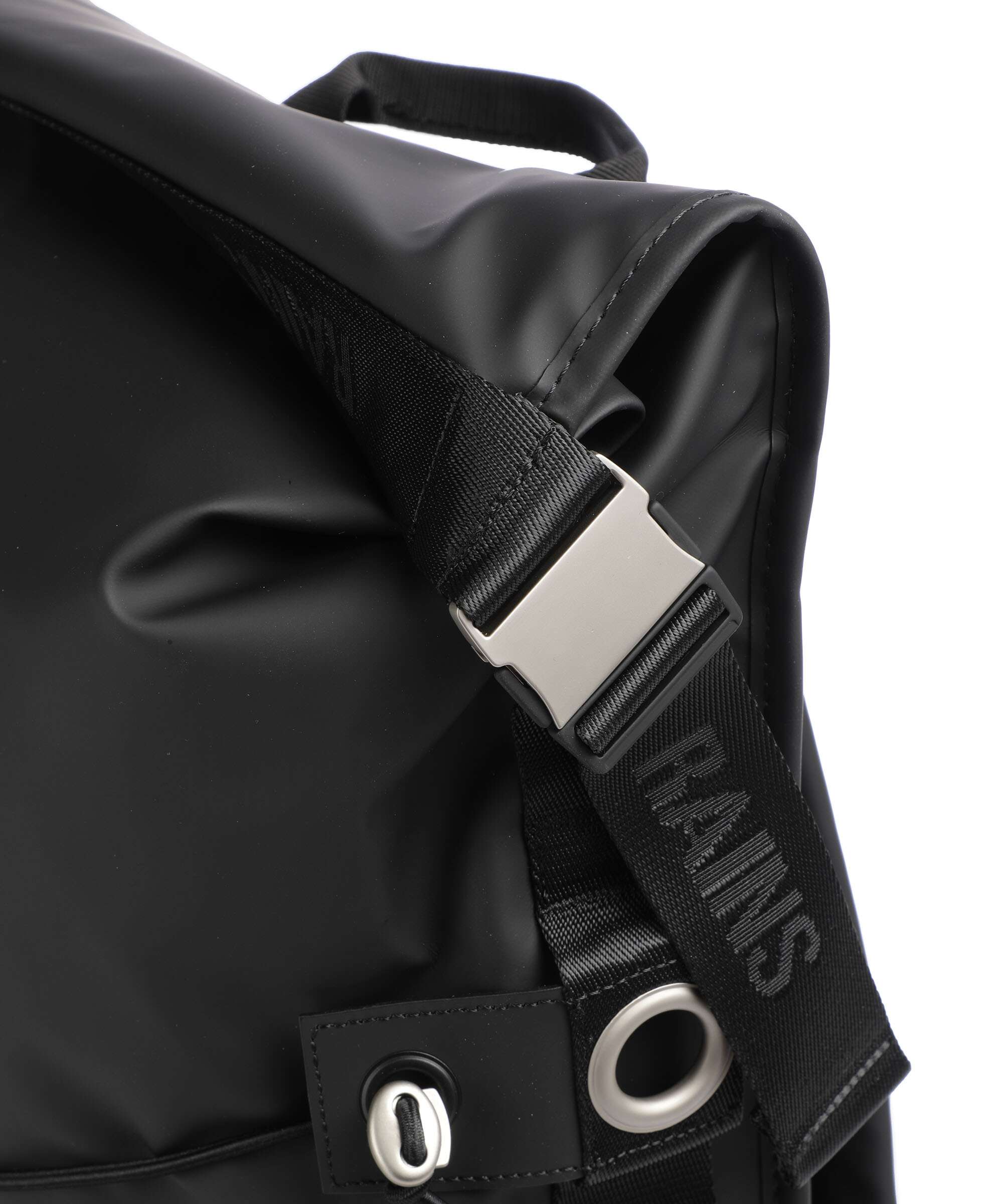 Rains Trail Cord Rolltop backpack black - Image 5
