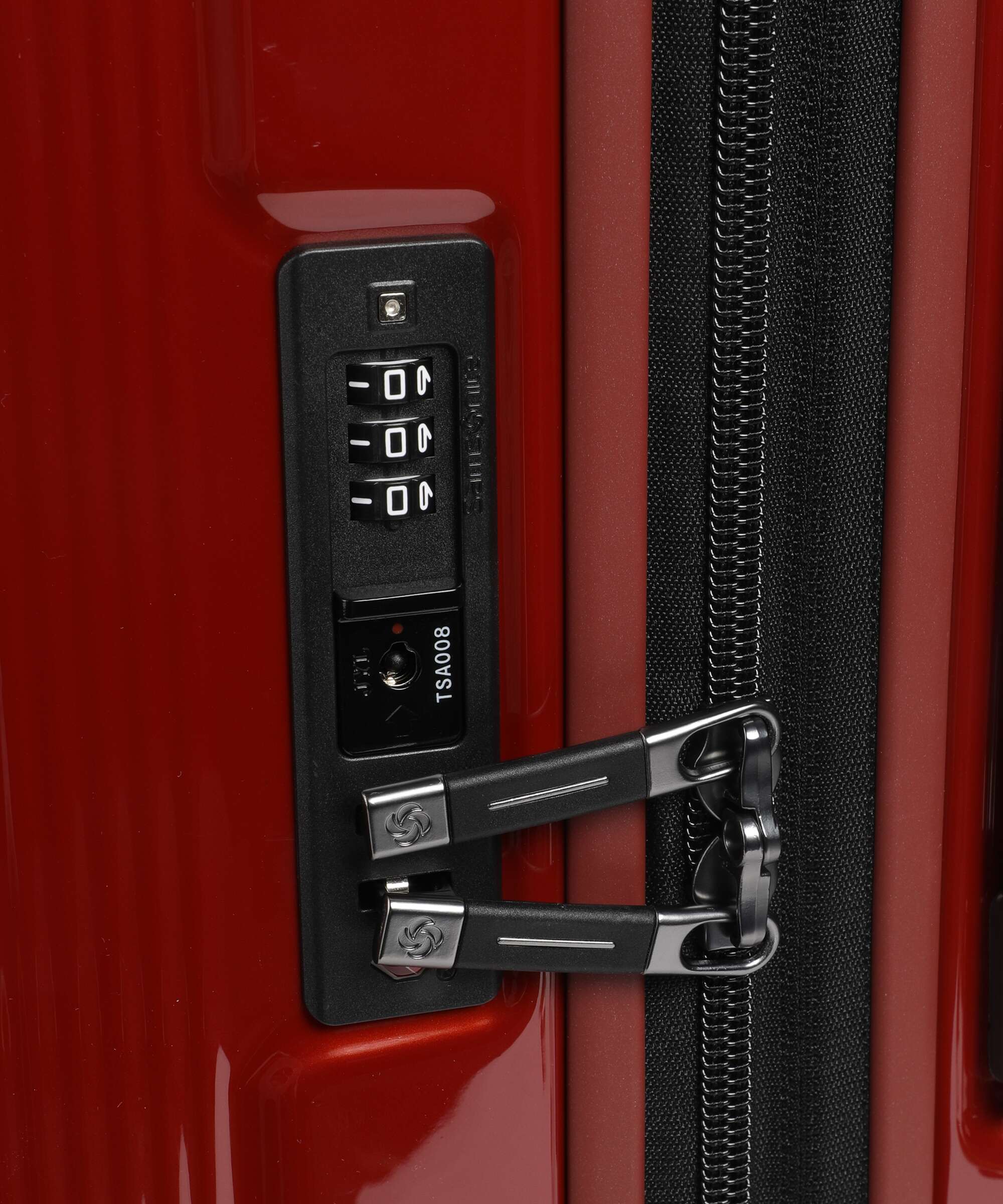 Samsonite Nuon Spinner (4 wheels) metallic red - Image 3