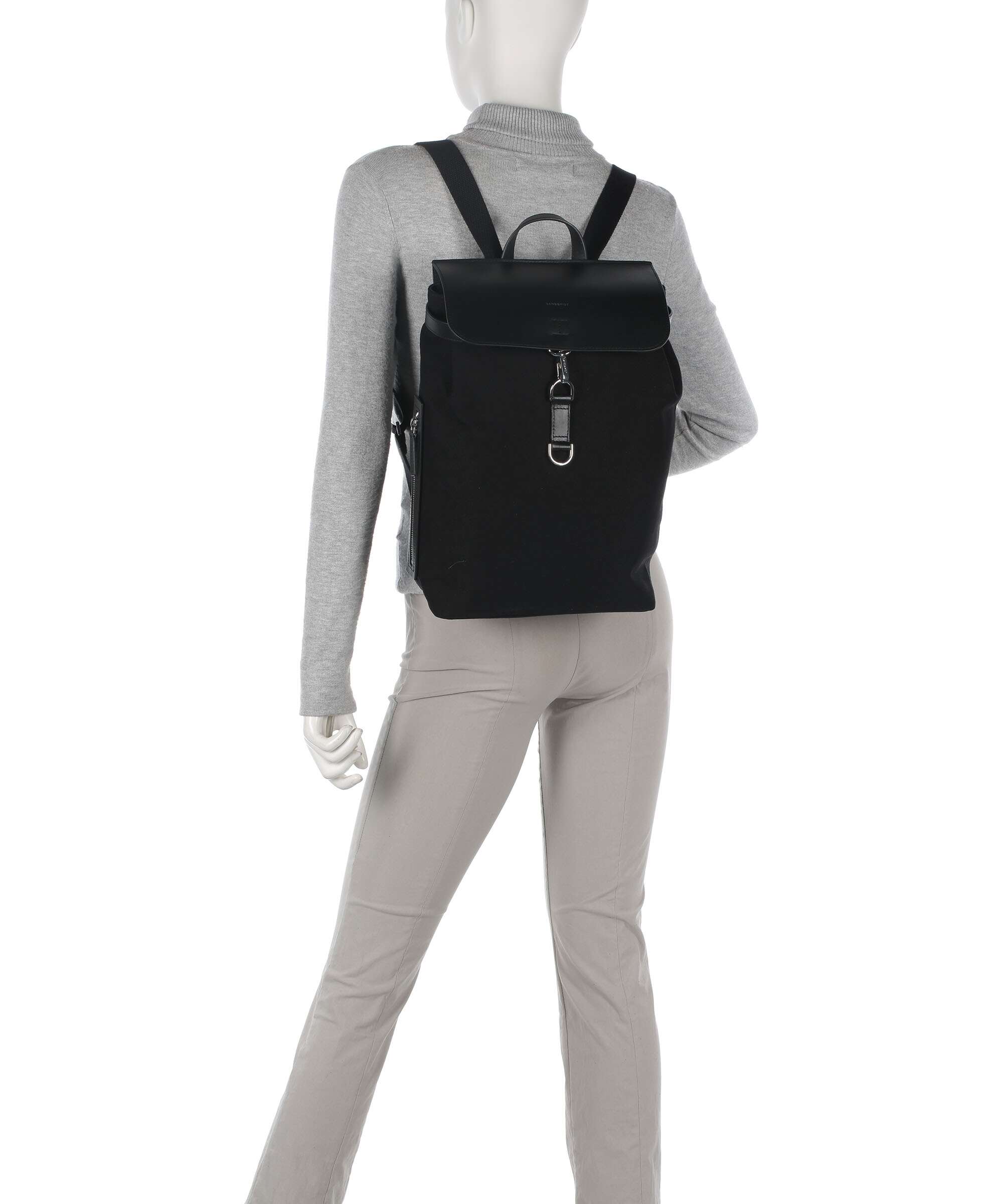 Sandqvist Everyday Originals Alva Metal Hook Backpack black - Image 3