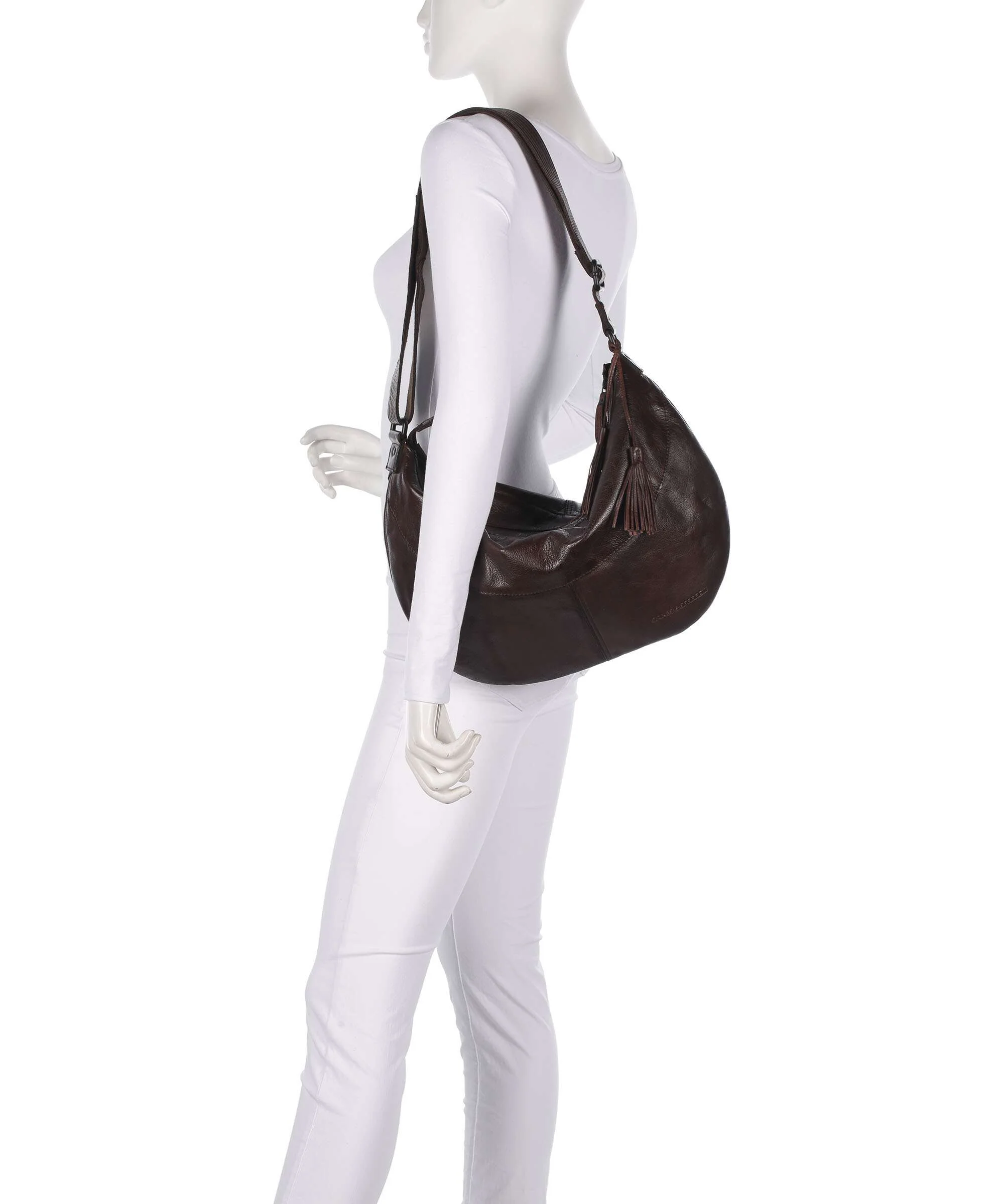 Spikes & Sparrow Apache Sian Hobo bag dark brown - Image 3