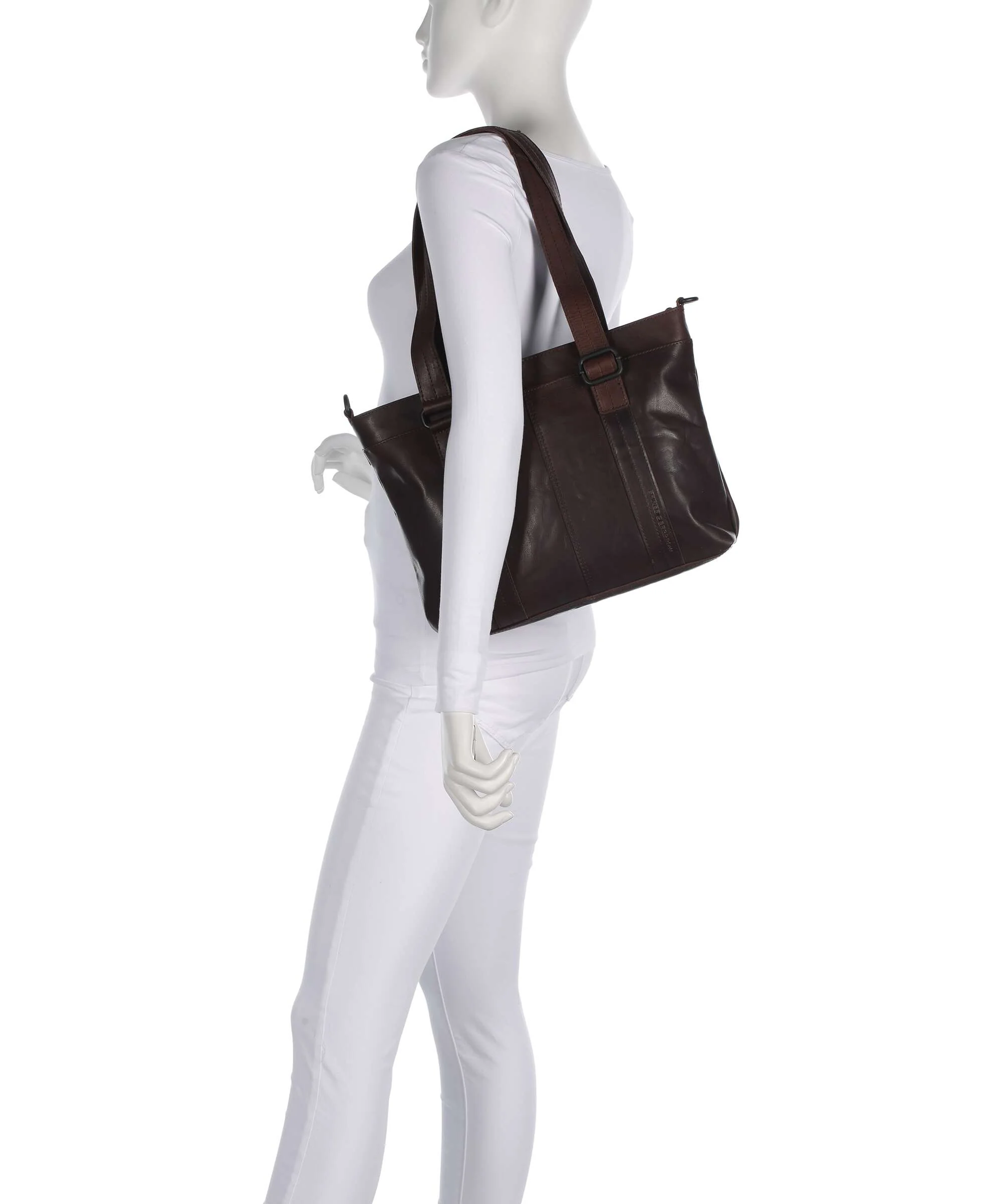 Spikes & Sparrow Bronco Alexis Tote bag dark brown - Image 3