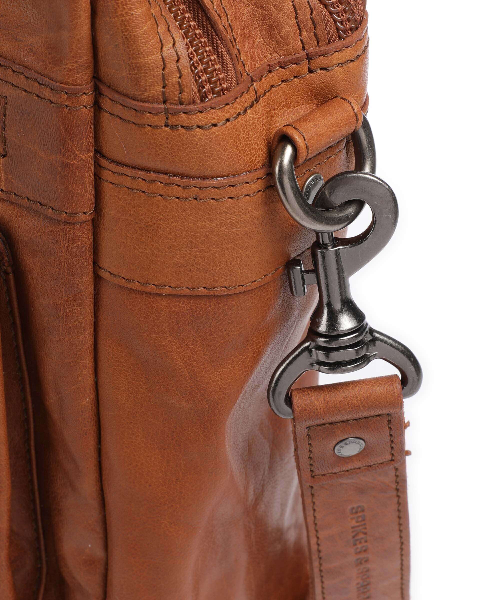 Spikes & Sparrow Bronco Briefcase cognac - Image 4