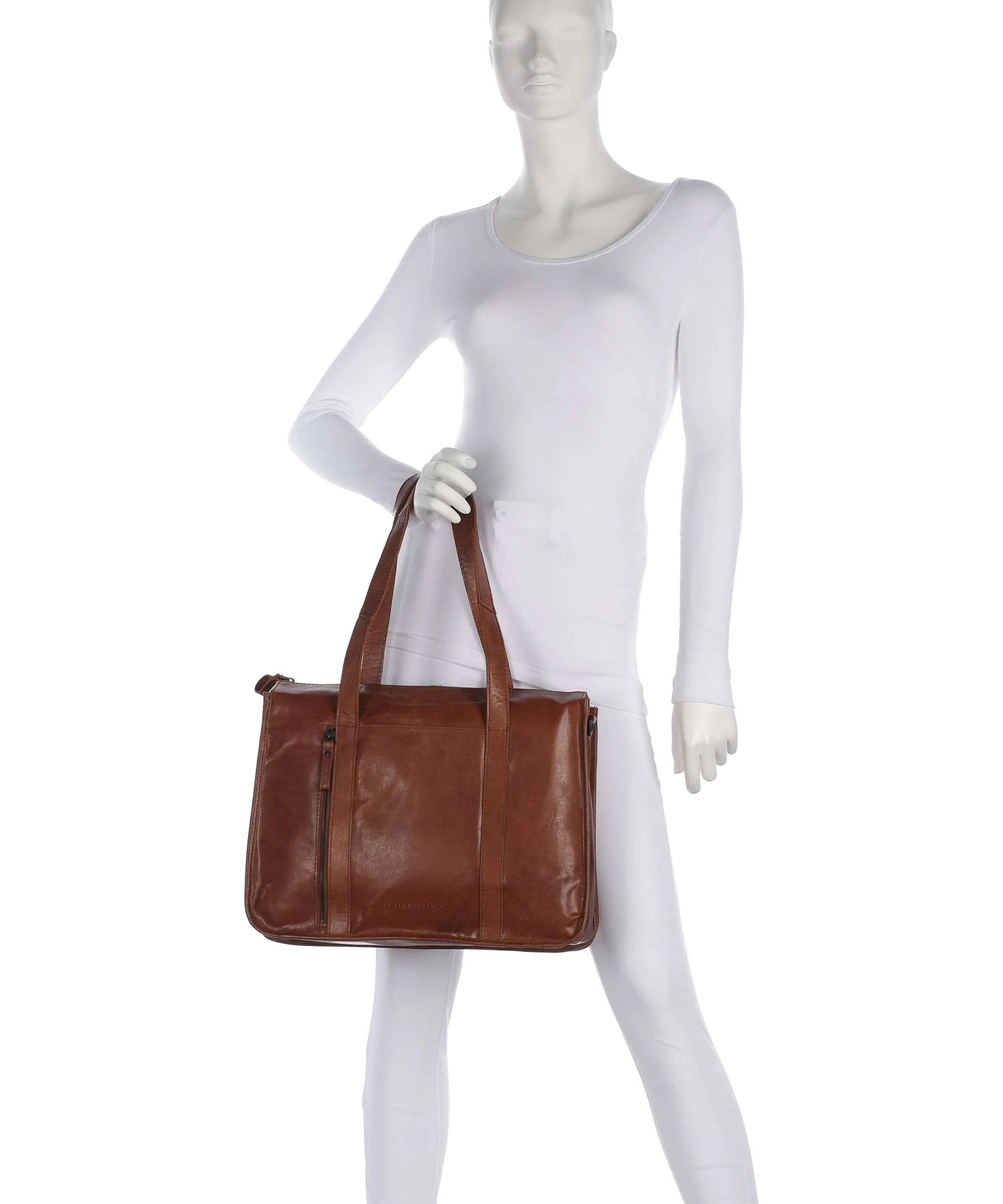 Spikes & Sparrow Bronco Catrenia Tote bag brandy - Image 3
