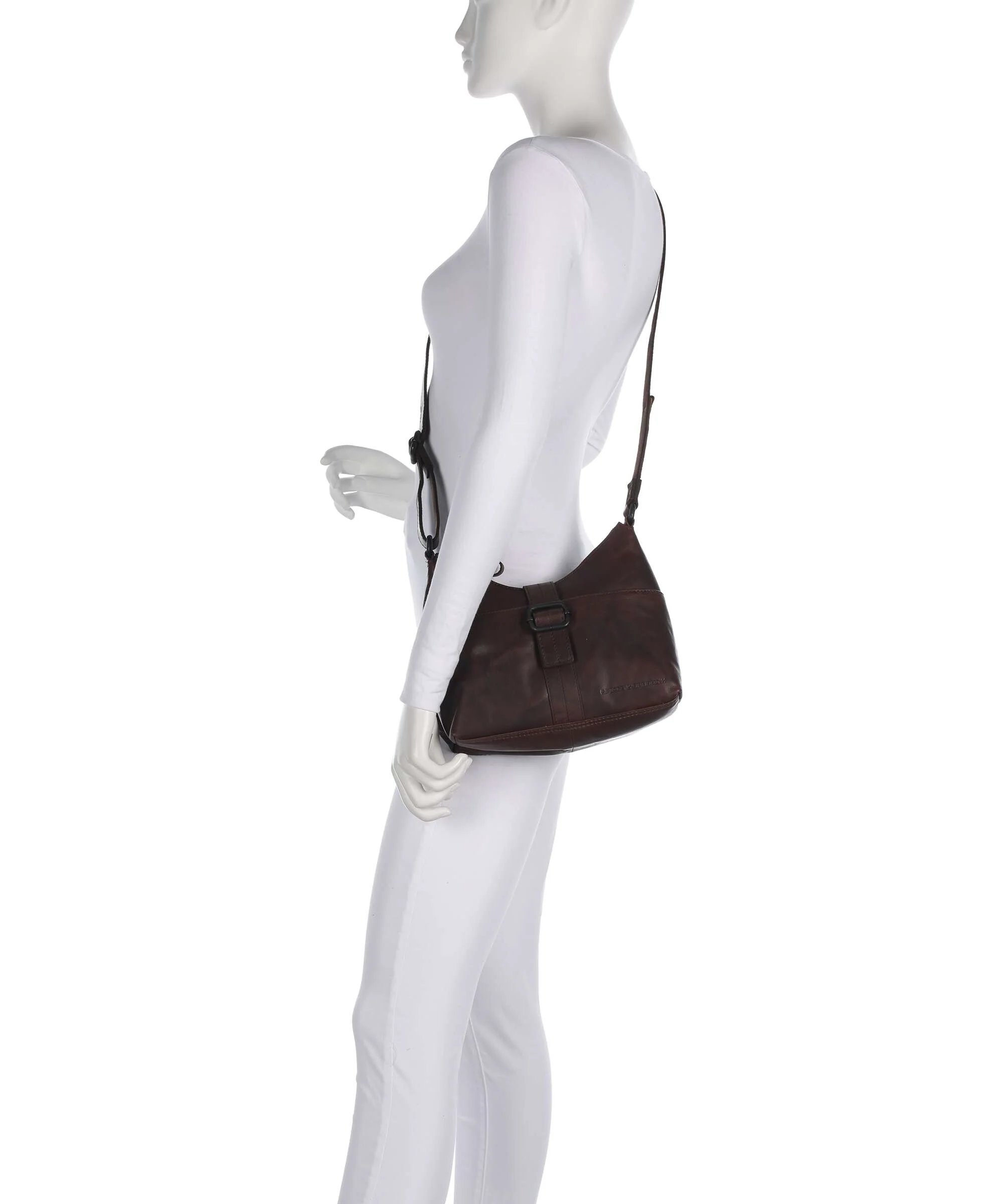 Spikes & Sparrow Bronco Ellesse Crossbody bag dark brown - Image 3
