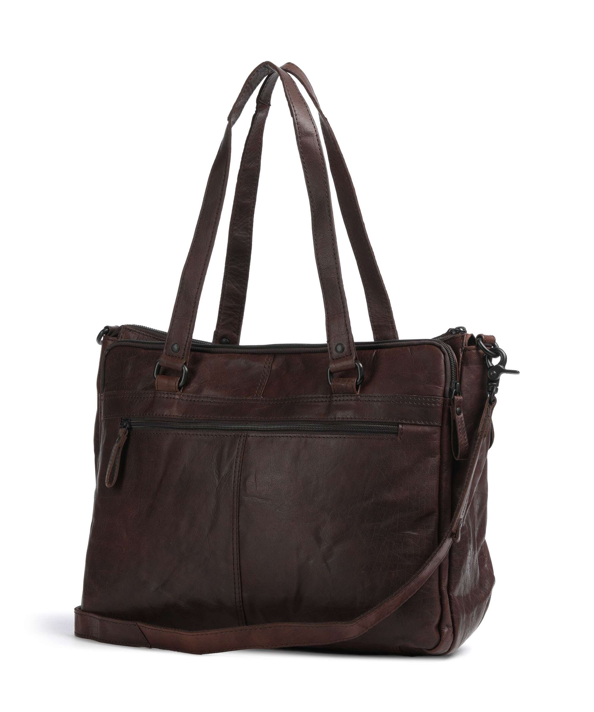 Spikes & Sparrow Bronco Fee Briefcase dark brown - Image 2