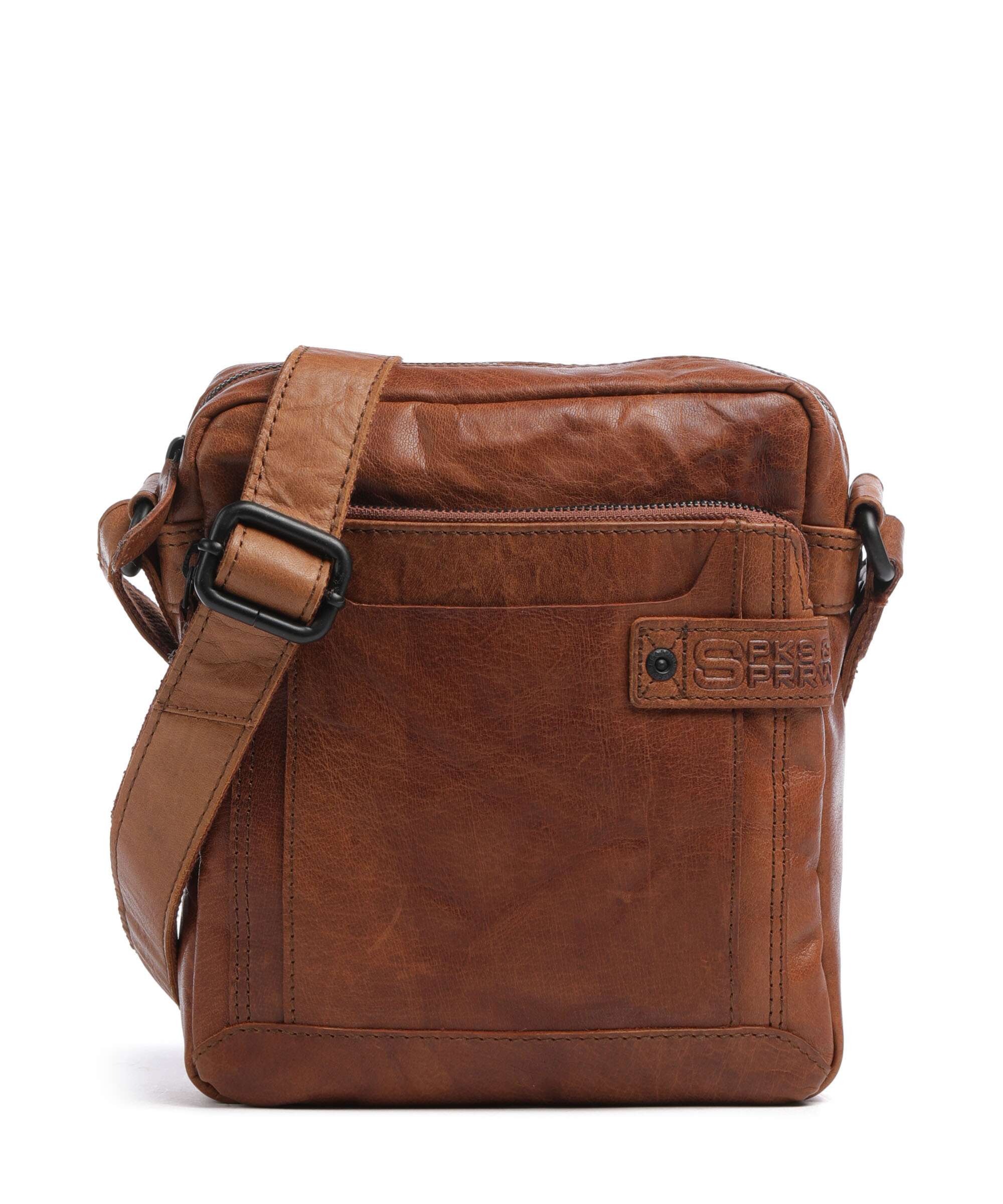 Spikes & Sparrow Bronco Izac Crossbody bag brandy