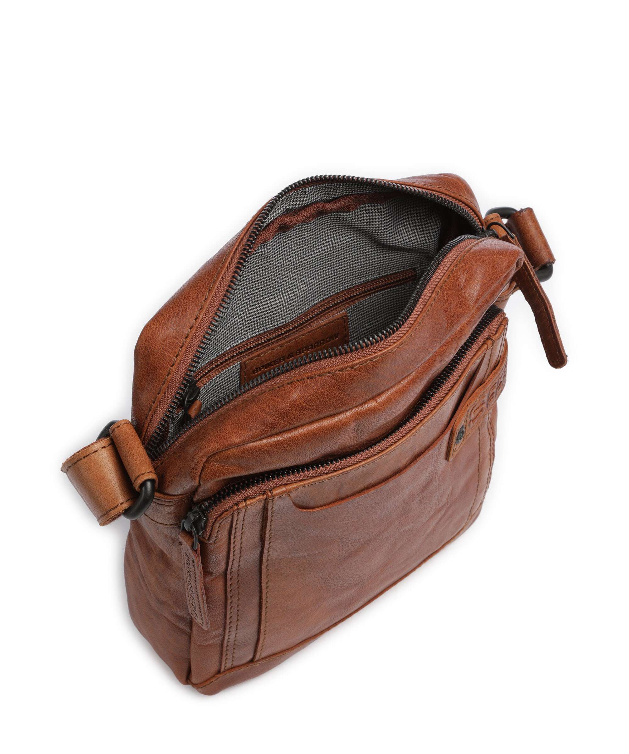 Spikes & Sparrow Bronco Izac Crossbody bag brandy - Image 7