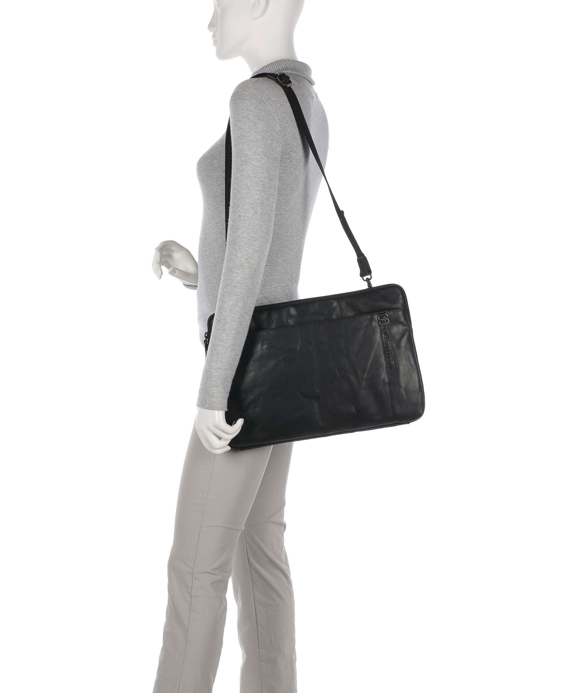Spikes & Sparrow Bronco Laptop bag black - Image 3