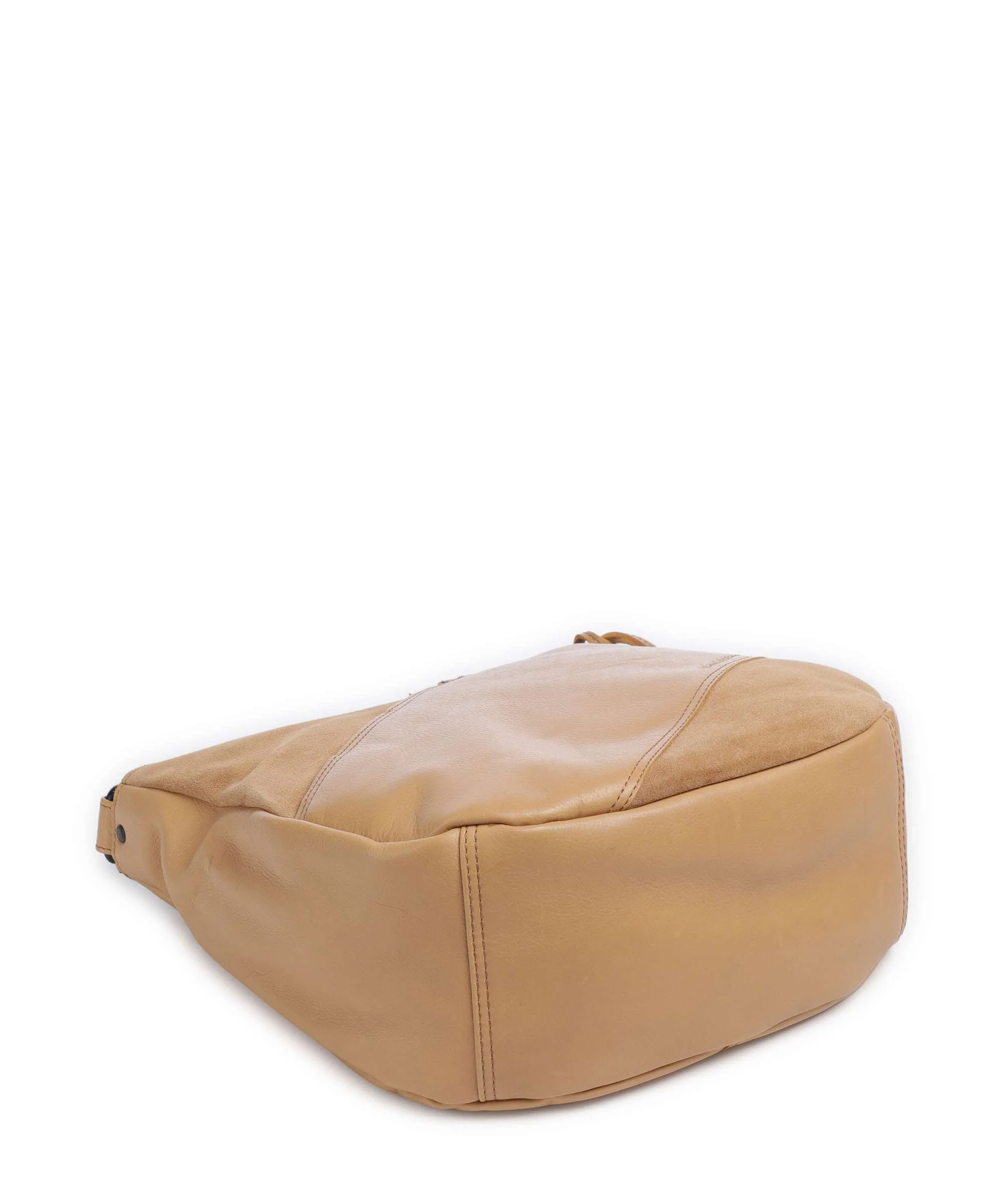 Spikes & Sparrow Suede Mix Natalia Hobo bag camel - Image 5